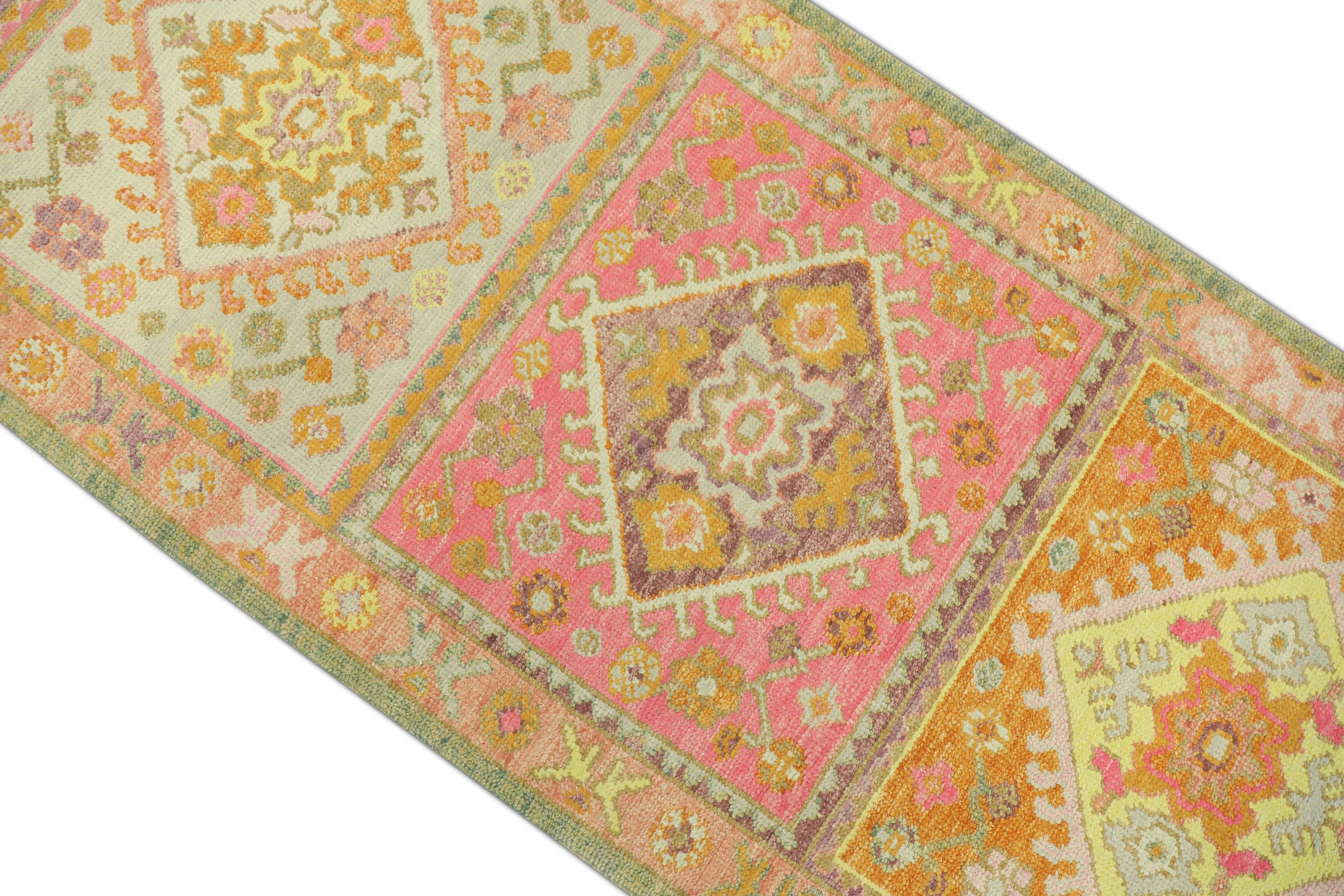 Oushak-Teppich Orientalischer handgeknüpfter türkischer Oushak 3' x 13'1