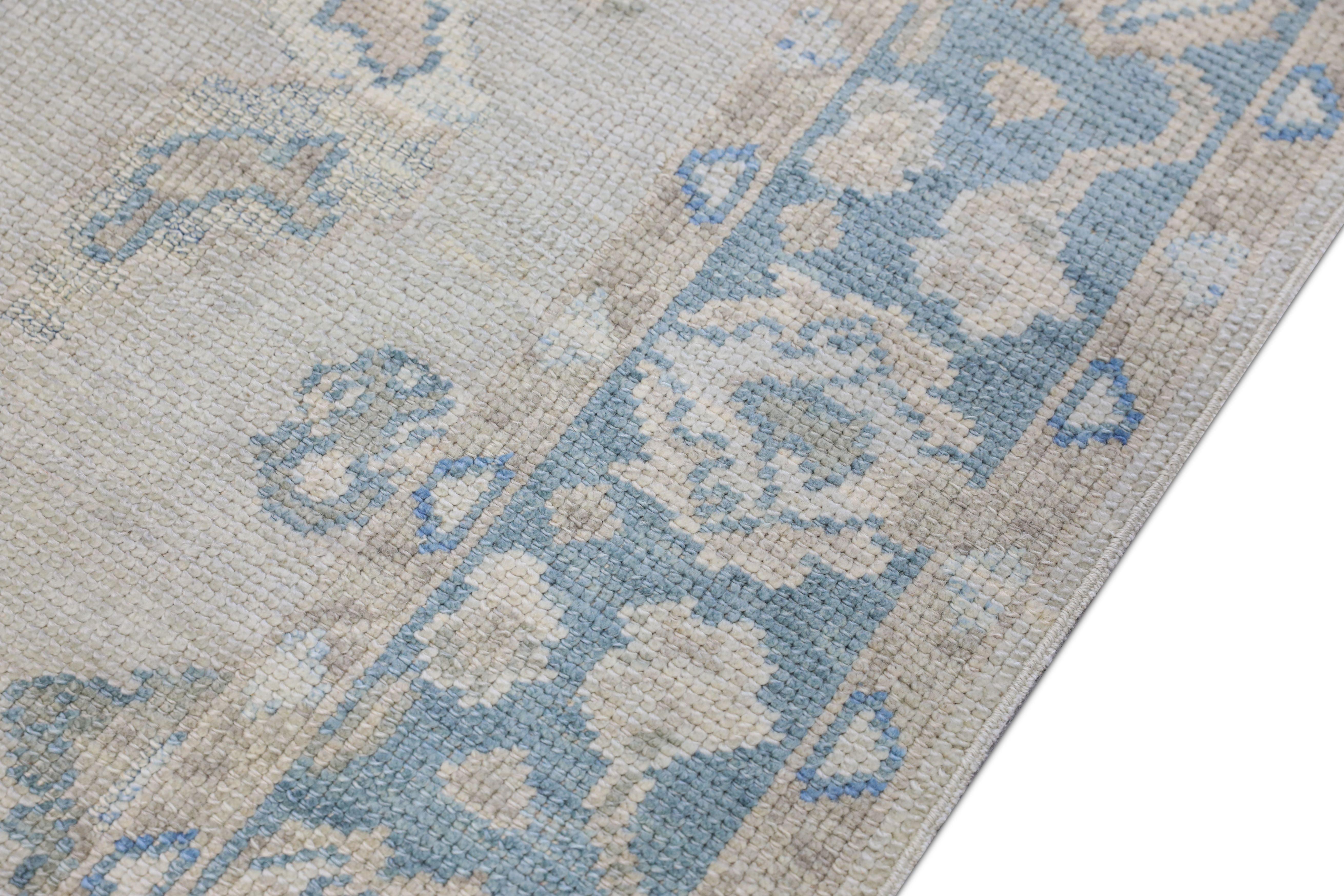 Oushak-Teppich Orientalischer handgeknüpfter türkischer Oushak-Teppich 3' x 14'1