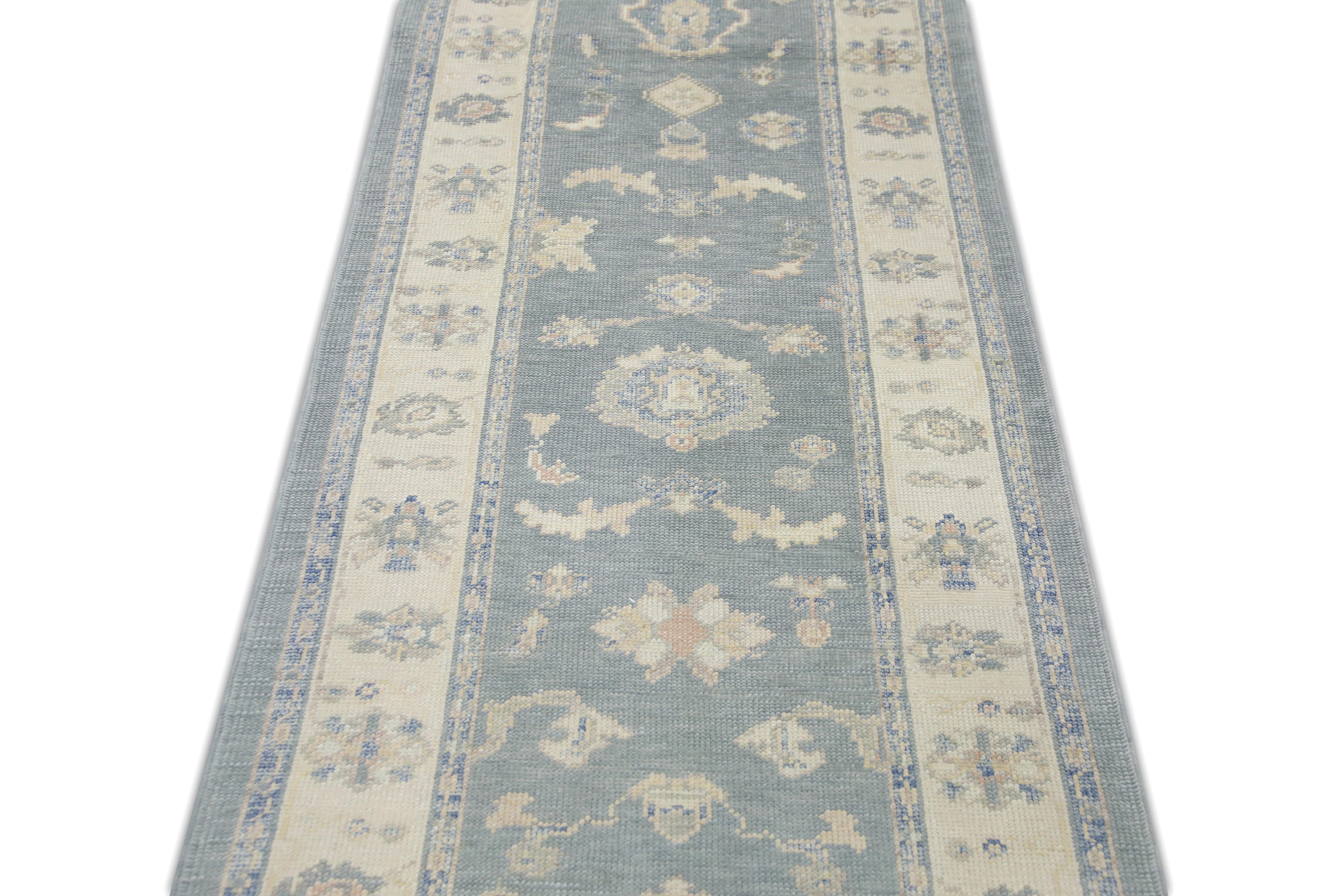 Oushak-Teppich Orientalischer handgeknüpfter türkischer Oushak 3' x 15'9