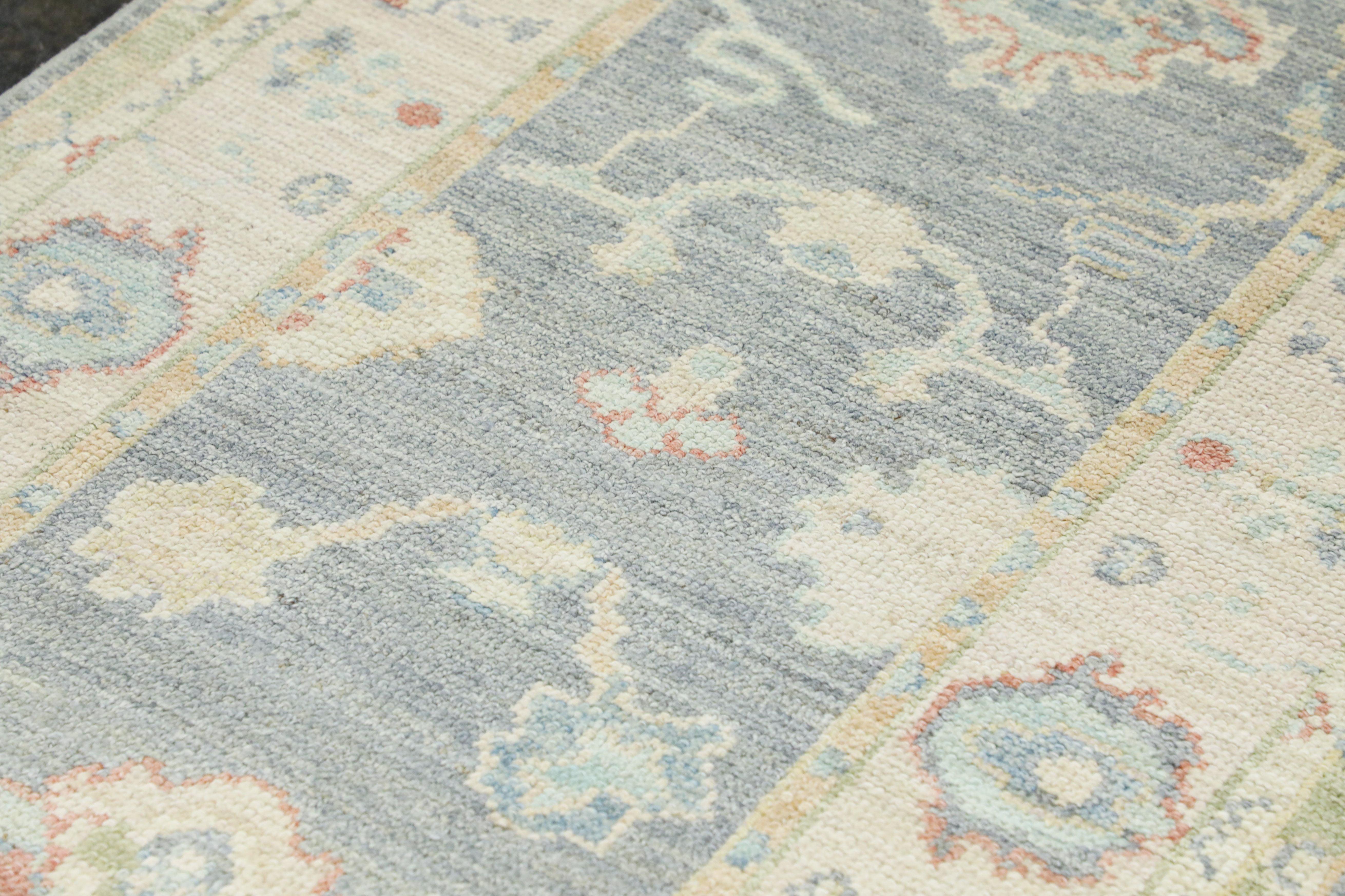 Oushak-Teppich Orientalischer handgeknüpfter türkischer Oushak-Teppich 3' x 16'2