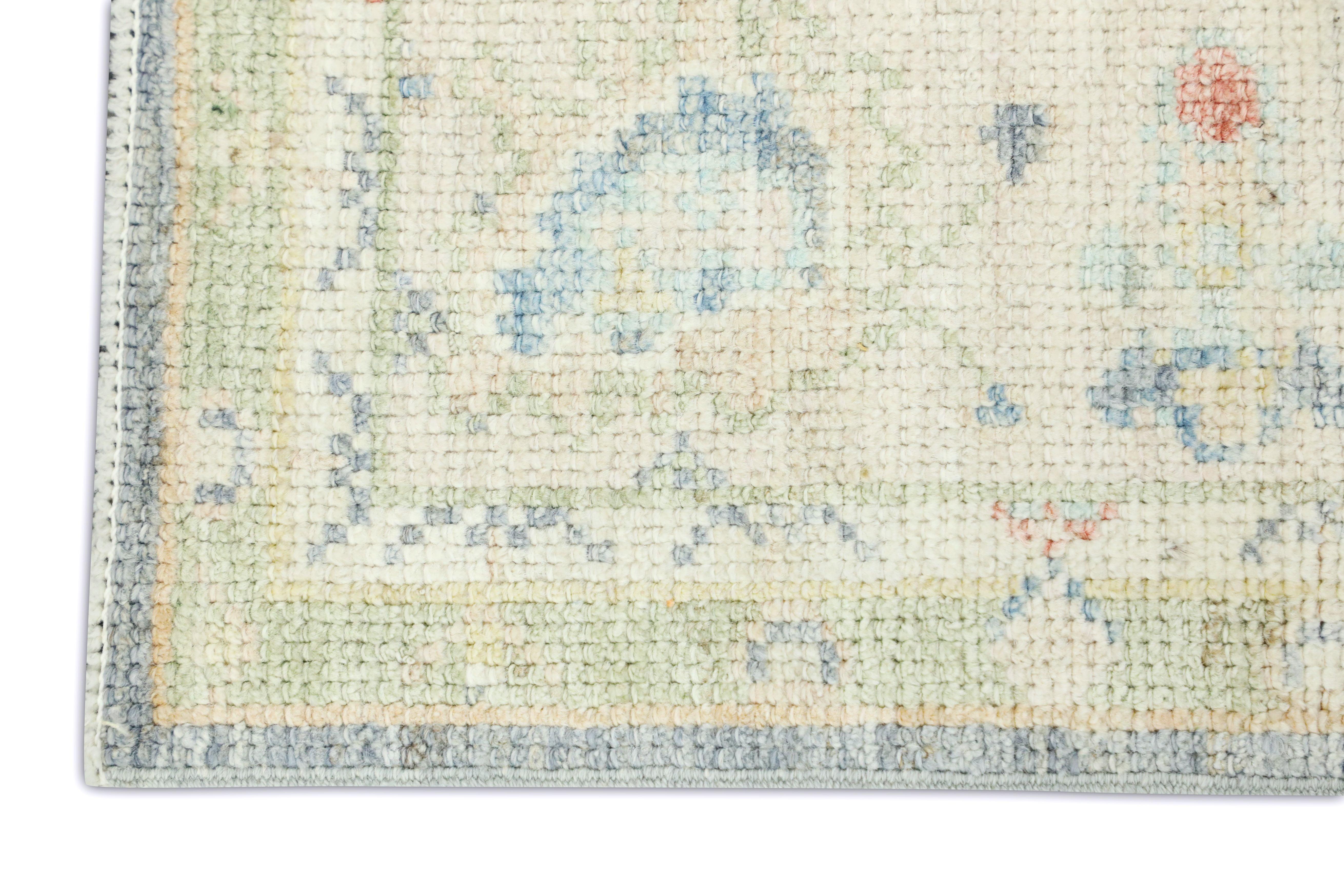 Oushak-Teppich Orientalischer handgeknüpfter türkischer Oushak-Teppich 3' x 16'2