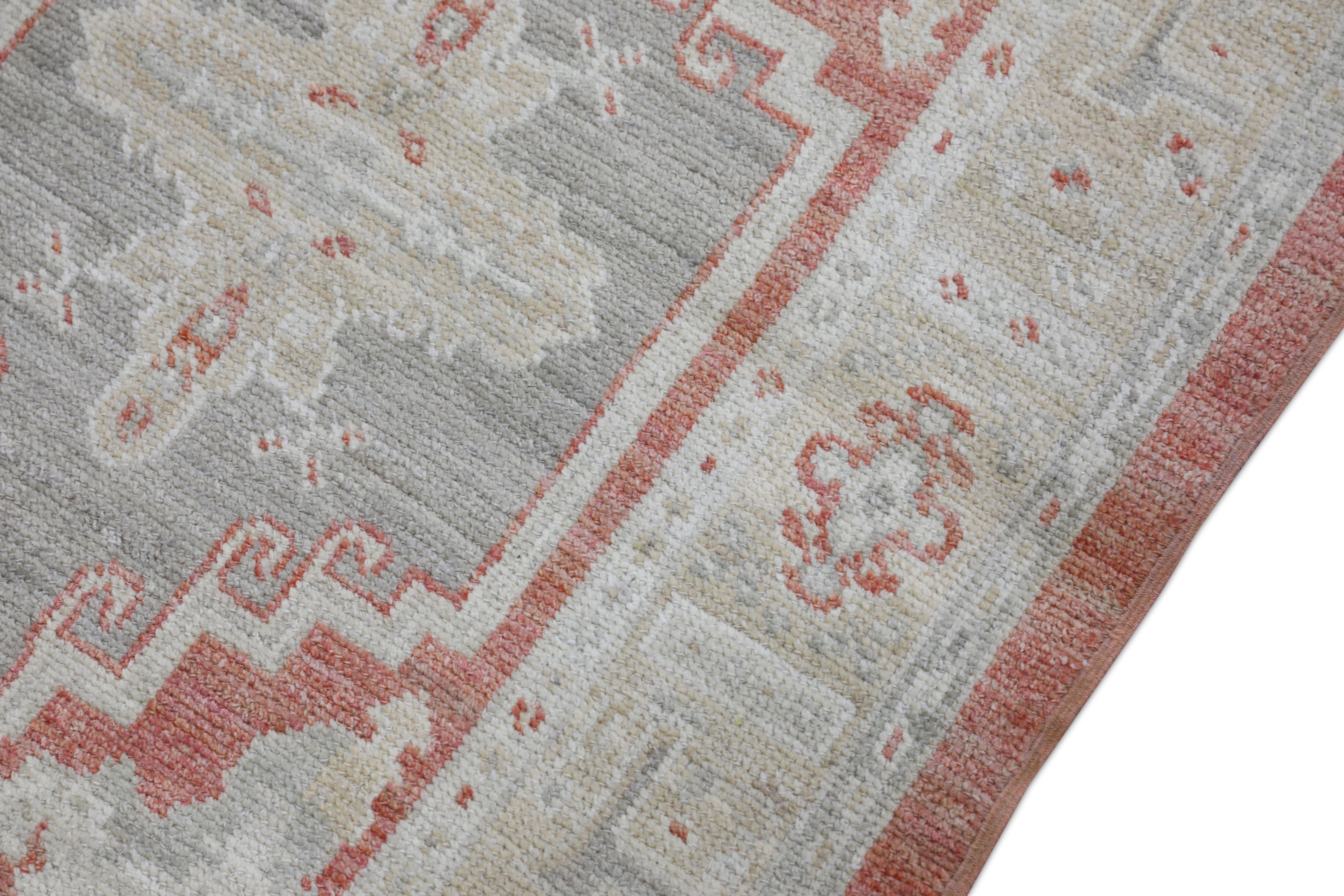 Oushak-Teppich Orientalischer handgeknüpfter türkischer Oushak 3' x 4'3