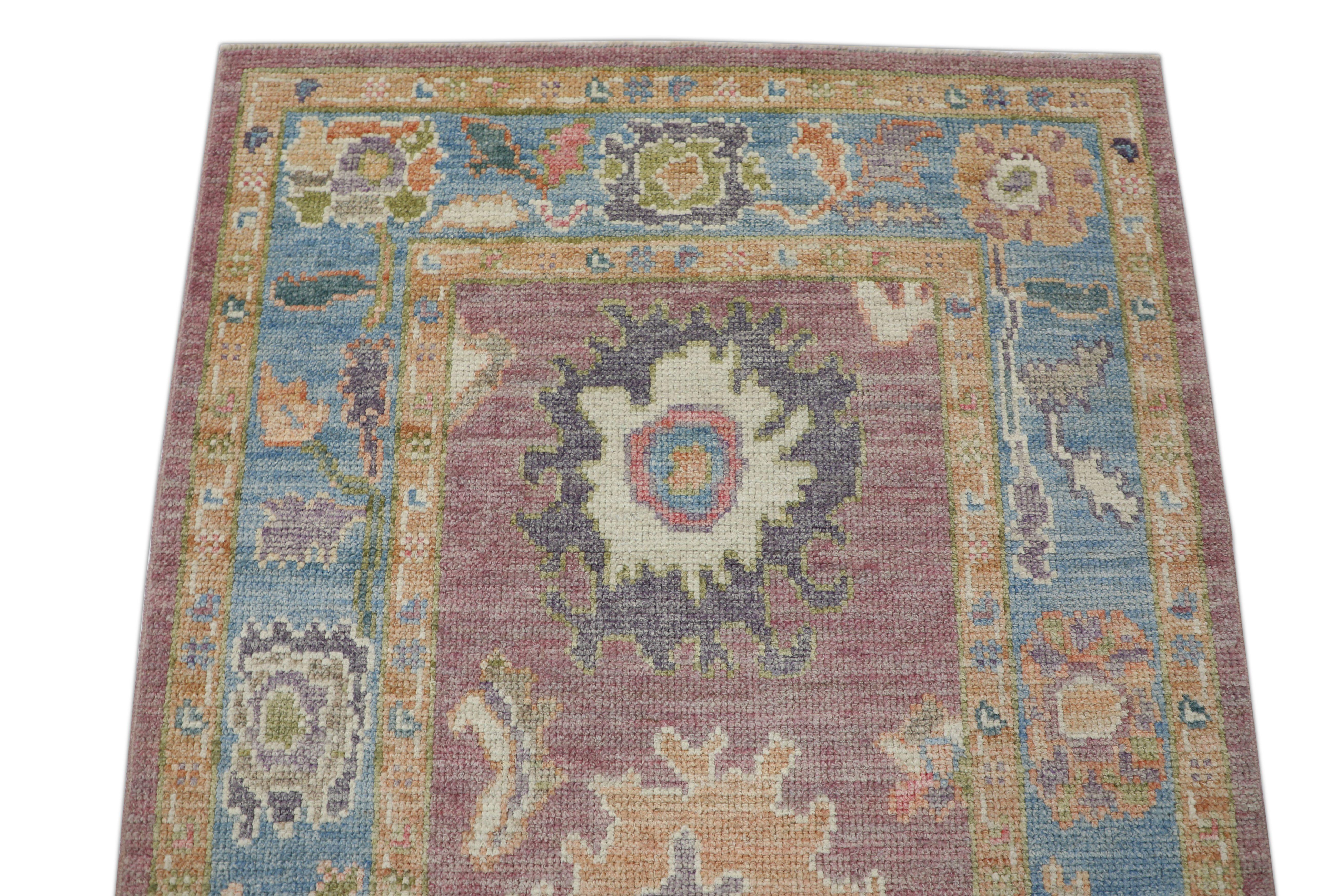 Tappeto Oushak Orientale annodato a mano Turco Oushak 3' x 5' #2033 In condizioni Nuovo in vendita a Houston, TX