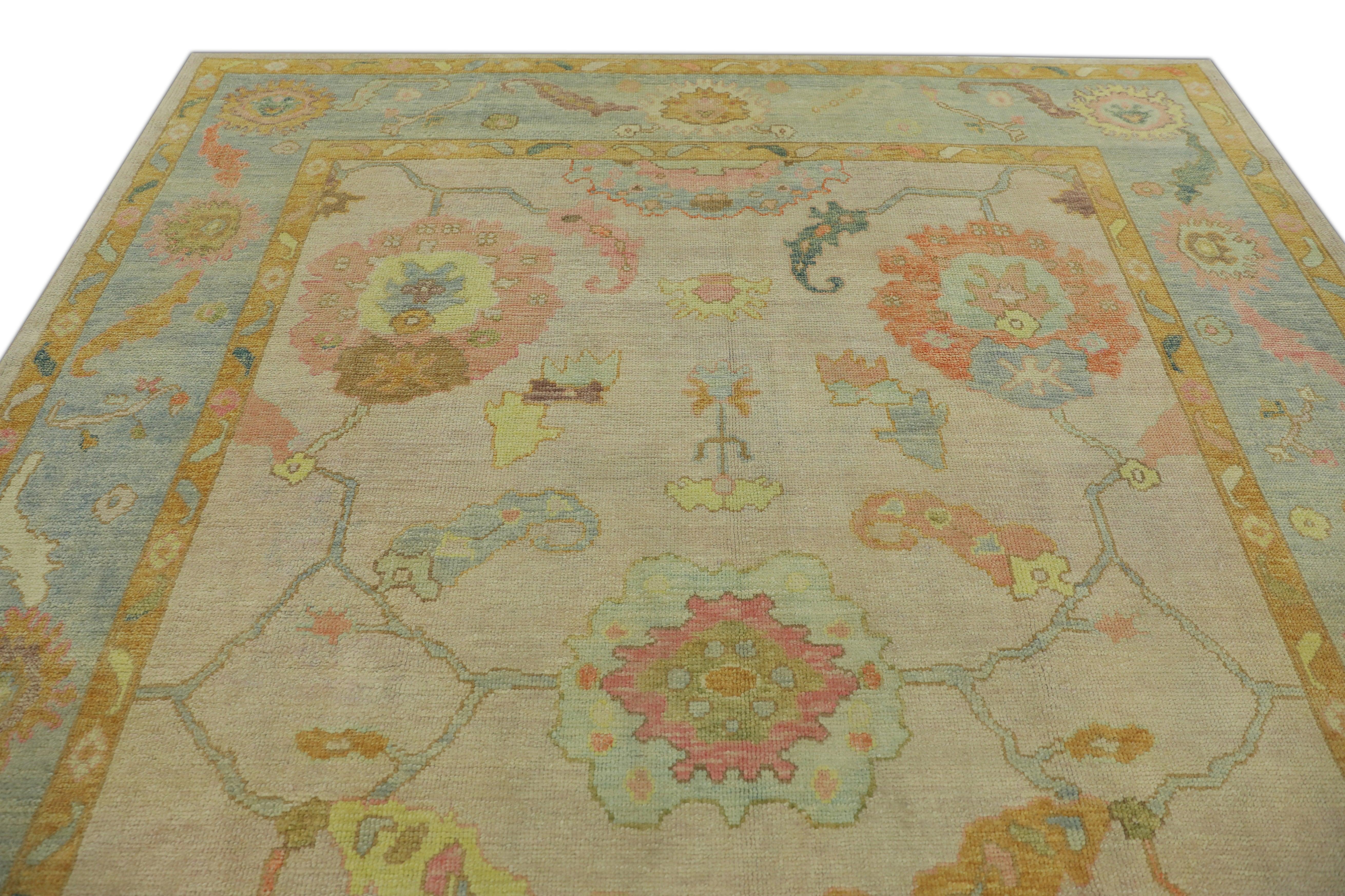 Oushak Rug Oriental Hand Knotted Turkish Oushak 3' x 5' #861 
Explore a curated collection of hallway runners, wool rugs, and handmade masterpieces, where elegance meets functionality. Elevate your space with a variety of styles to suit every taste.
