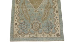 Oushak-Teppich Orientalischer handgeknüpfter türkischer Oushak-Teppich 3' x 5'3" #2180