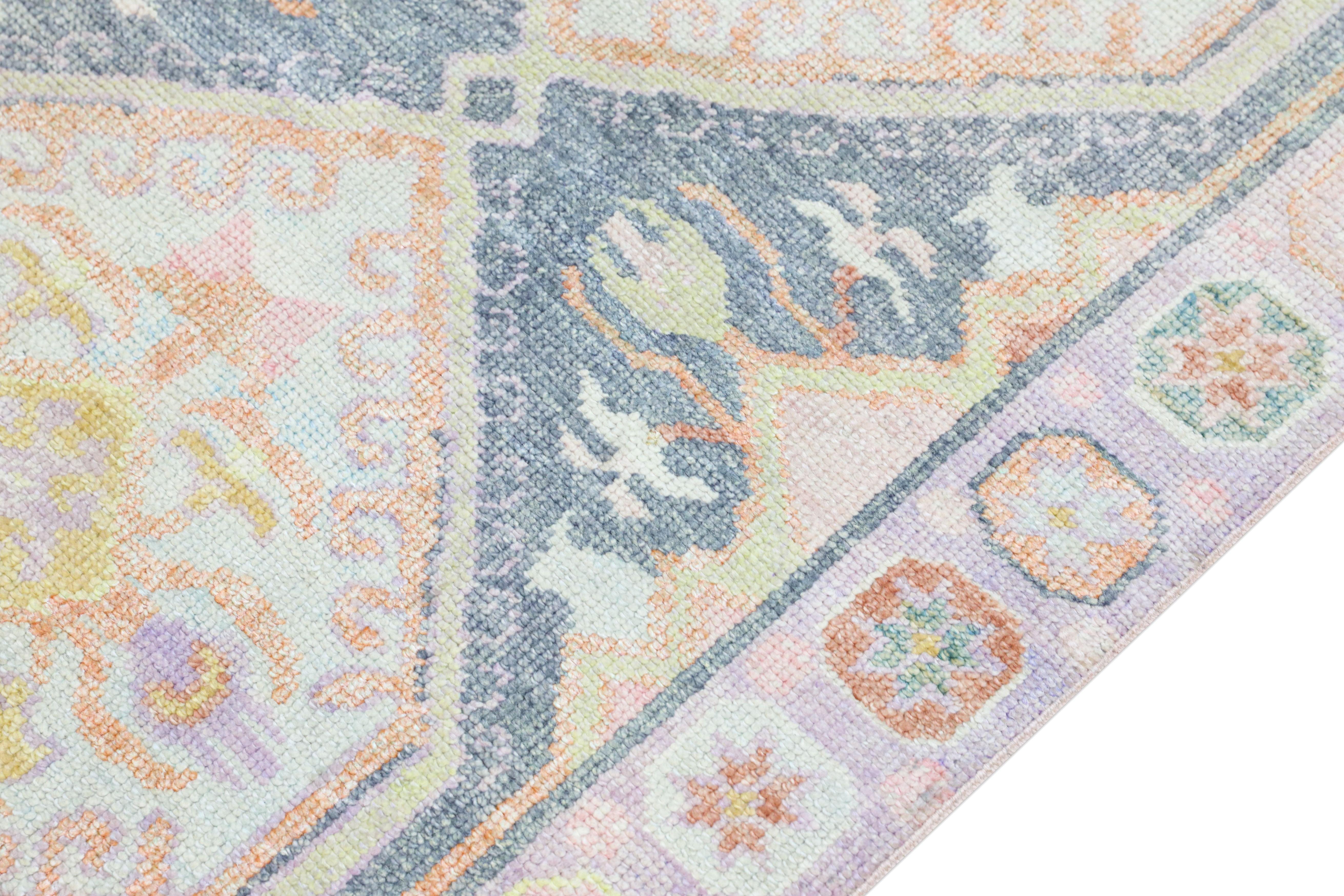 Oushak-Teppich Orientalischer handgeknüpfter türkischer Oushak 3' x 6