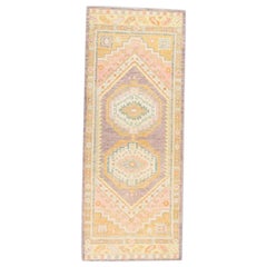 Tappeto Oushak Orientale annodato a mano Turco Oushak 3' x 7'8" #909