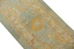 Oushak-Teppich Orientalischer handgeknüpfter türkischer Oushak-Teppich 3' x 9'8" #679
