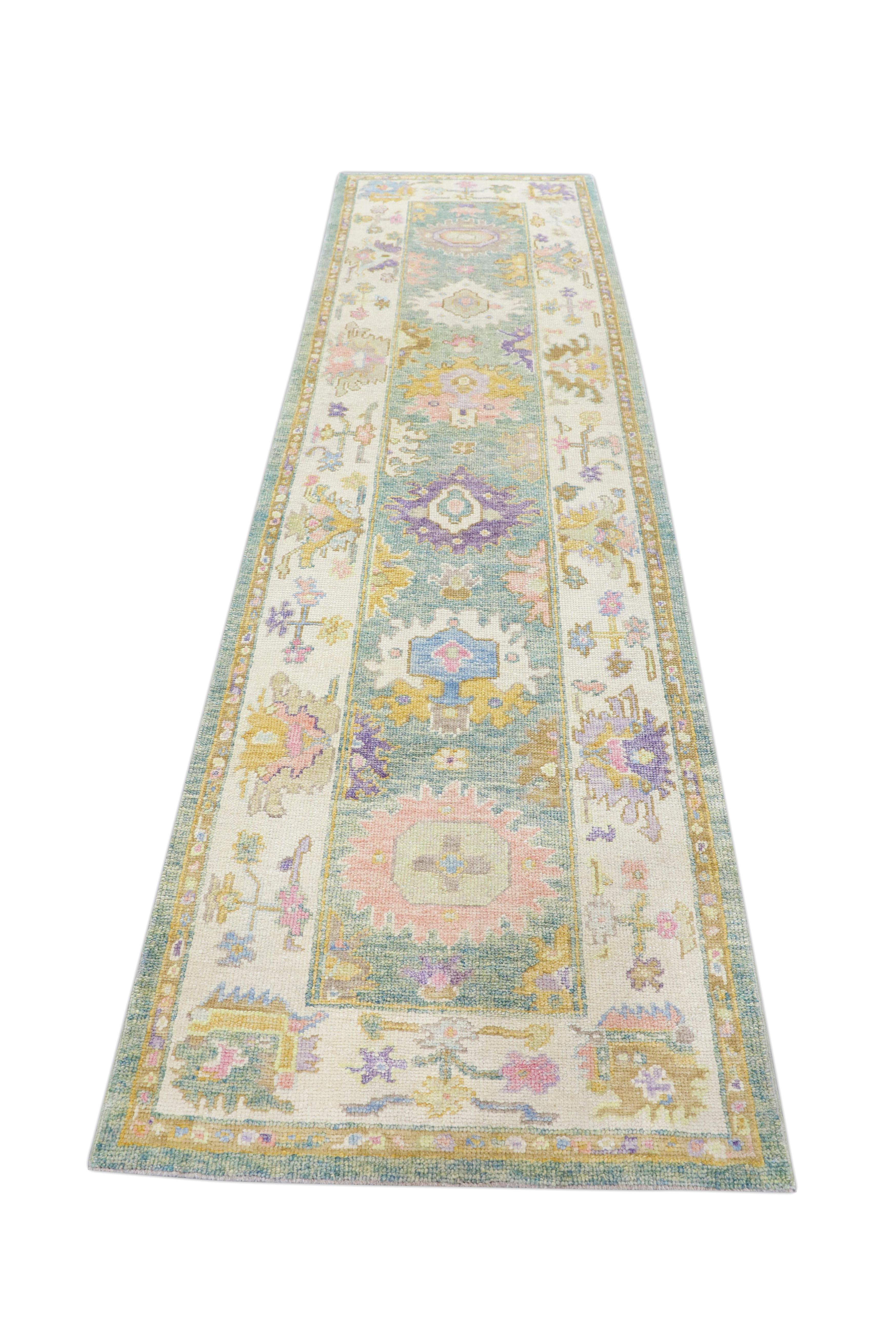 Oushak-Teppich Orientalischer handgeknüpfter türkischer Oushak 3'1