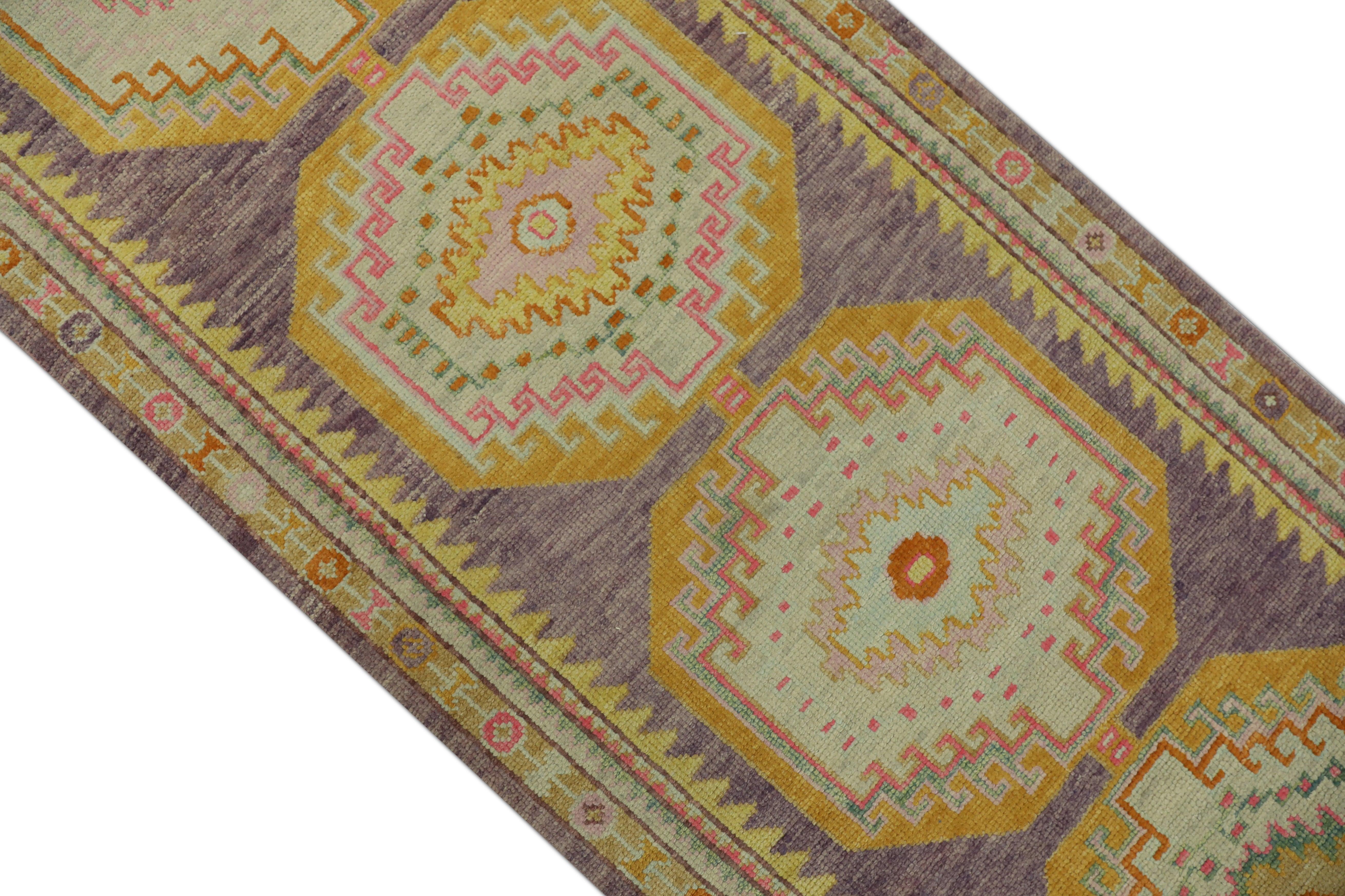 Oushak Rug Oriental Hand Knotted Turkish Oushak 3'1