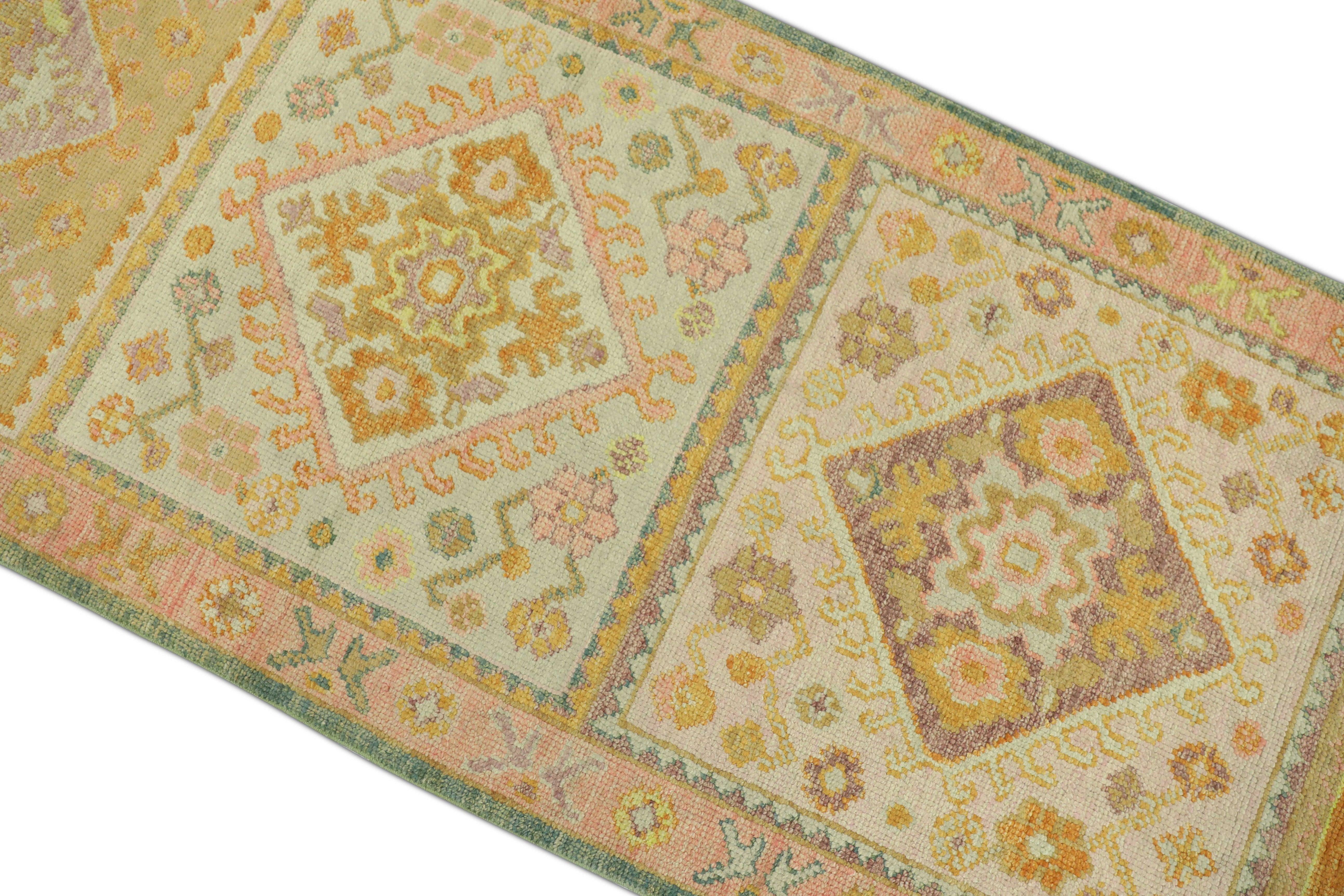 Oushak-Teppich Orientalischer handgeknüpfter türkischer Oushak 3'1