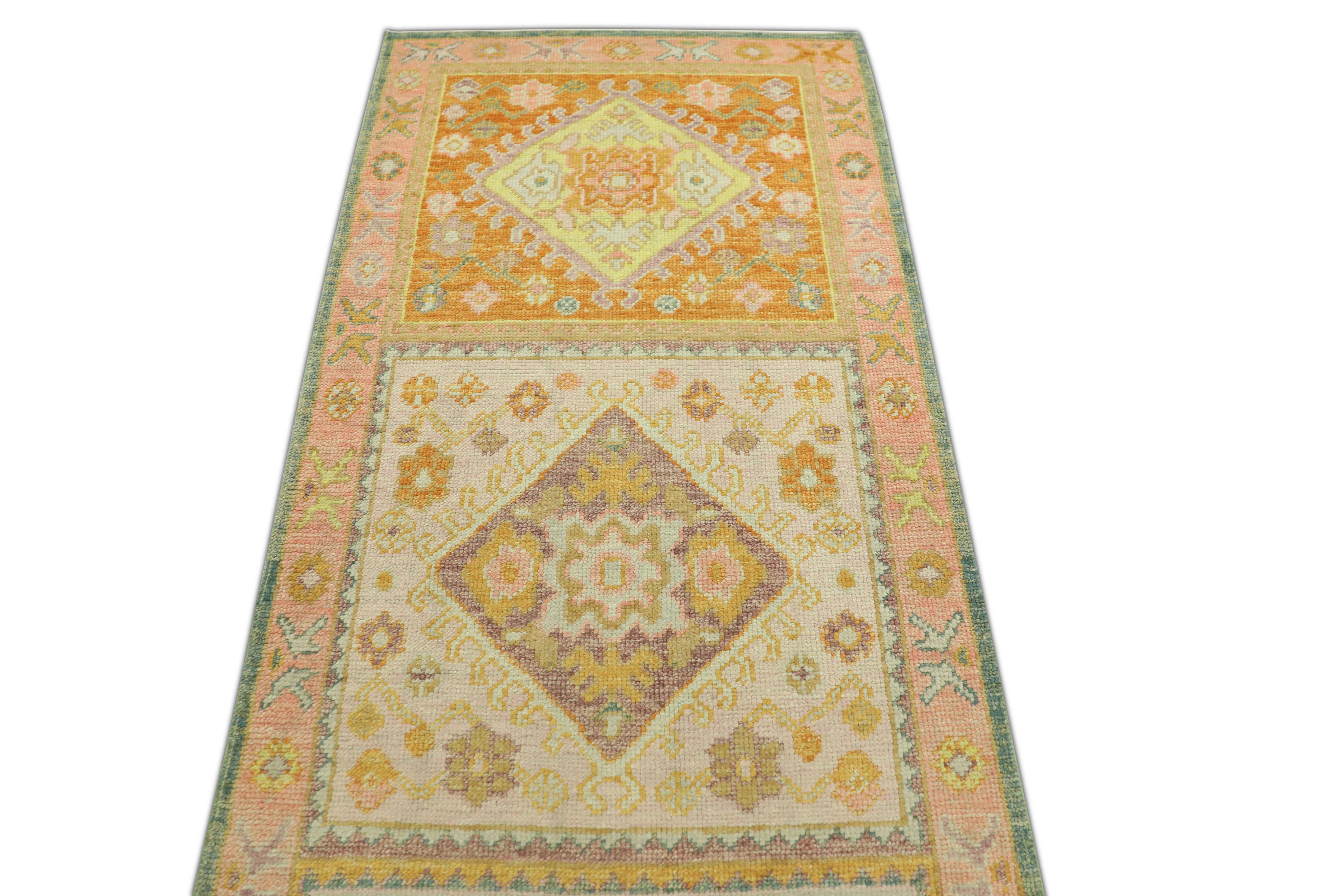 Oushak-Teppich Orientalischer handgeknüpfter türkischer Oushak 3'1