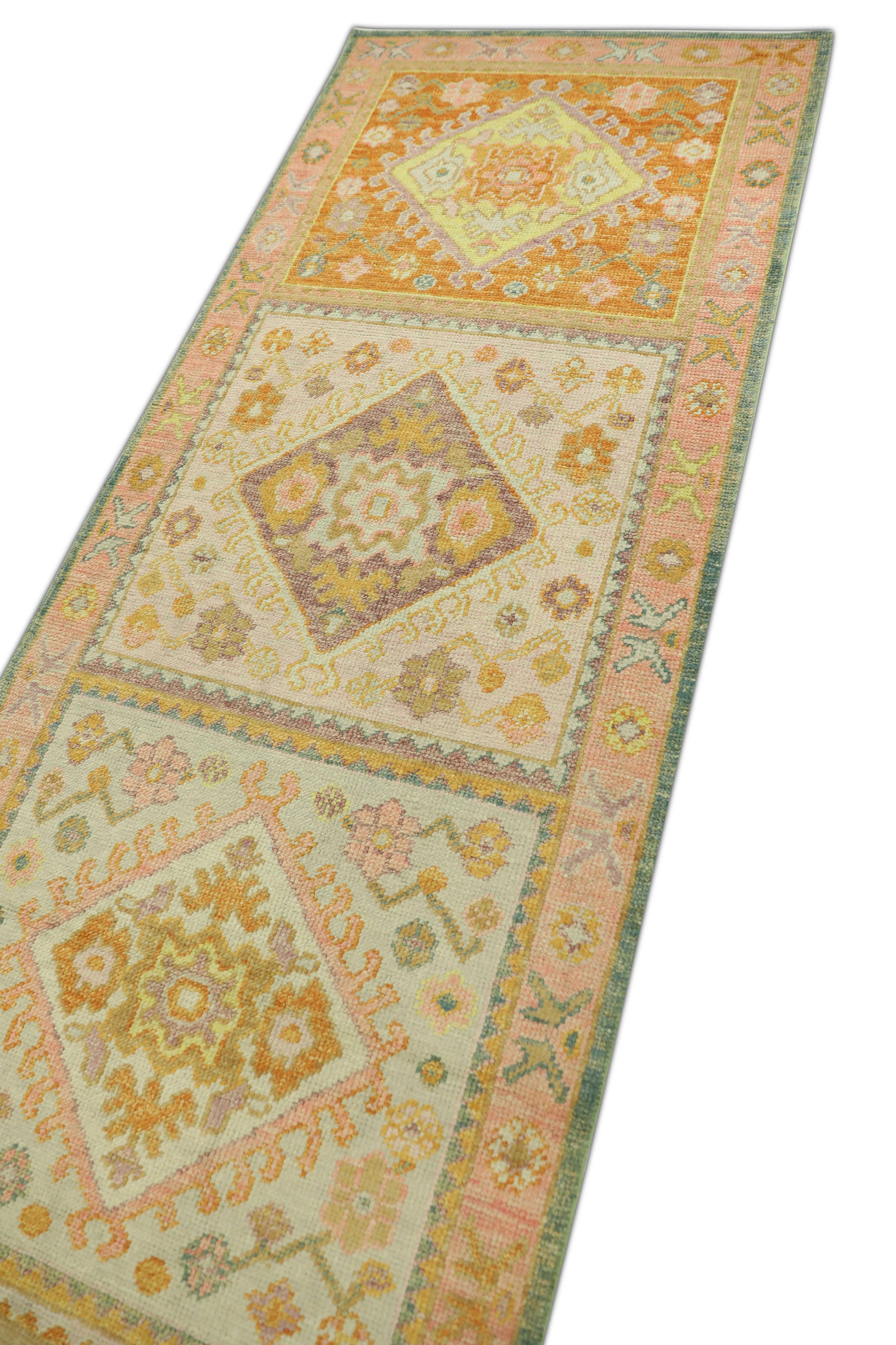 Oushak-Teppich Orientalischer handgeknüpfter türkischer Oushak 3'1
