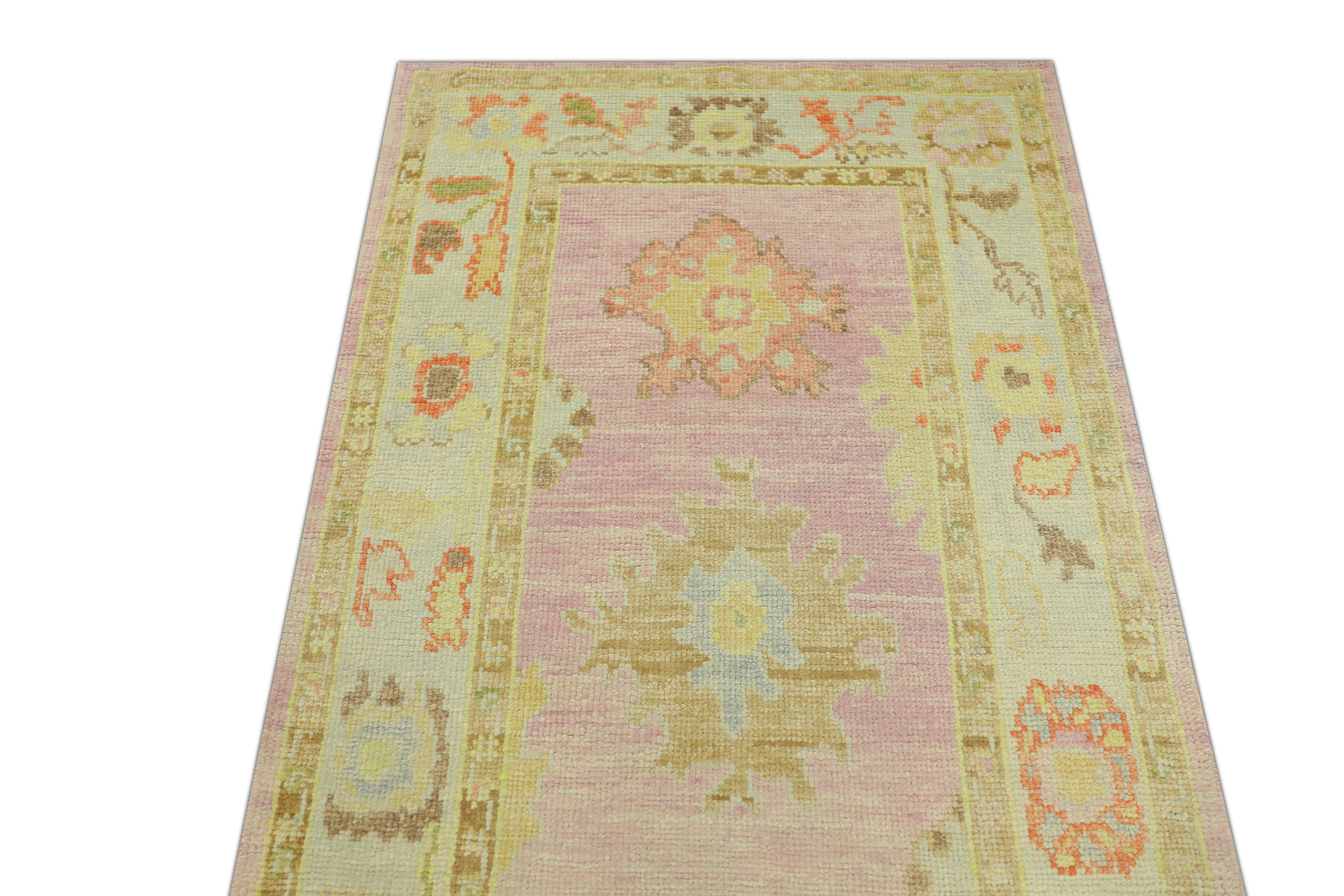Oushak-Teppich Orientalischer handgeknüpfter türkischer Oushak 3'1