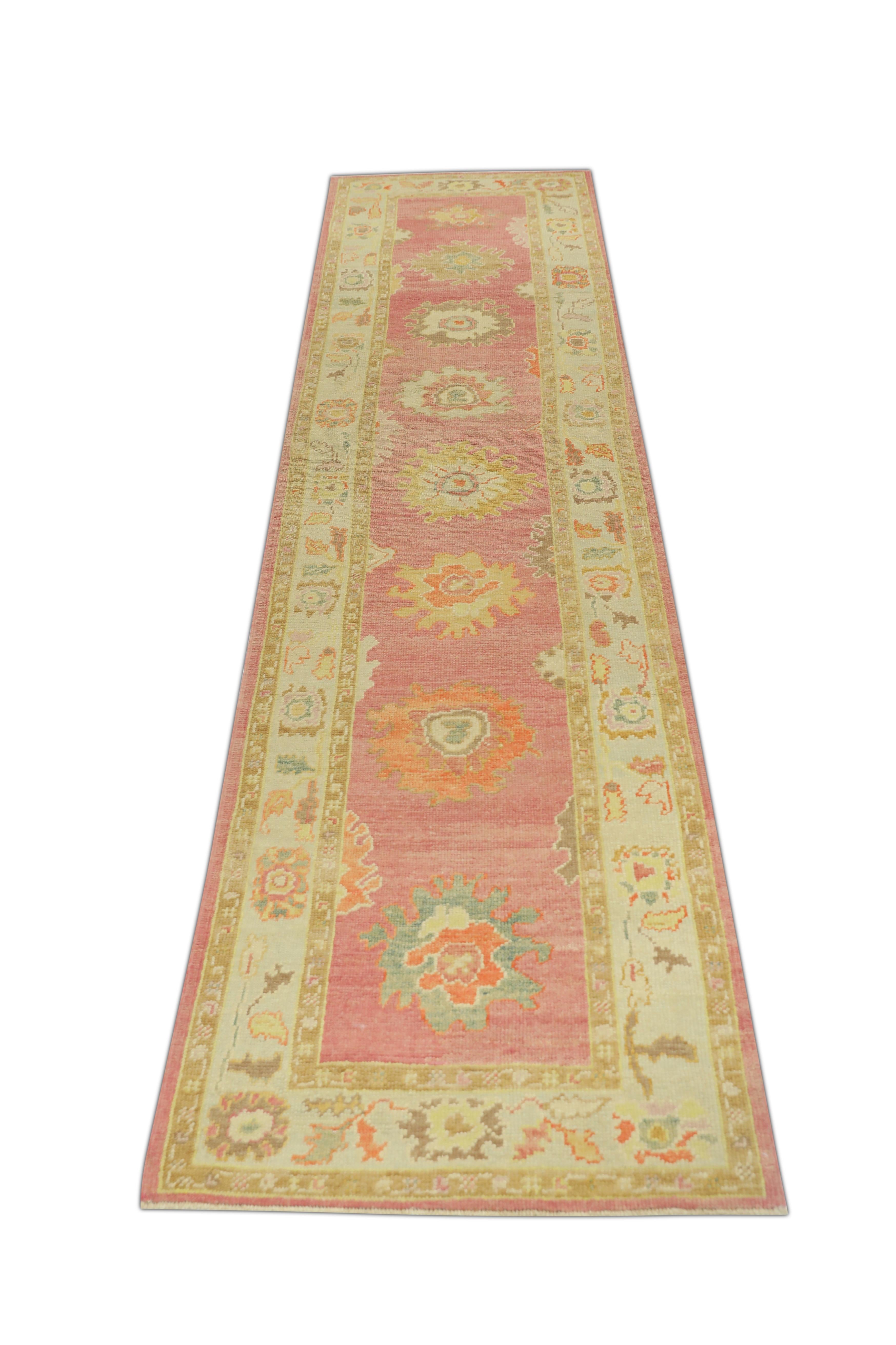 Oushak-Teppich Orientalischer handgeknüpfter türkischer Oushak 3'1