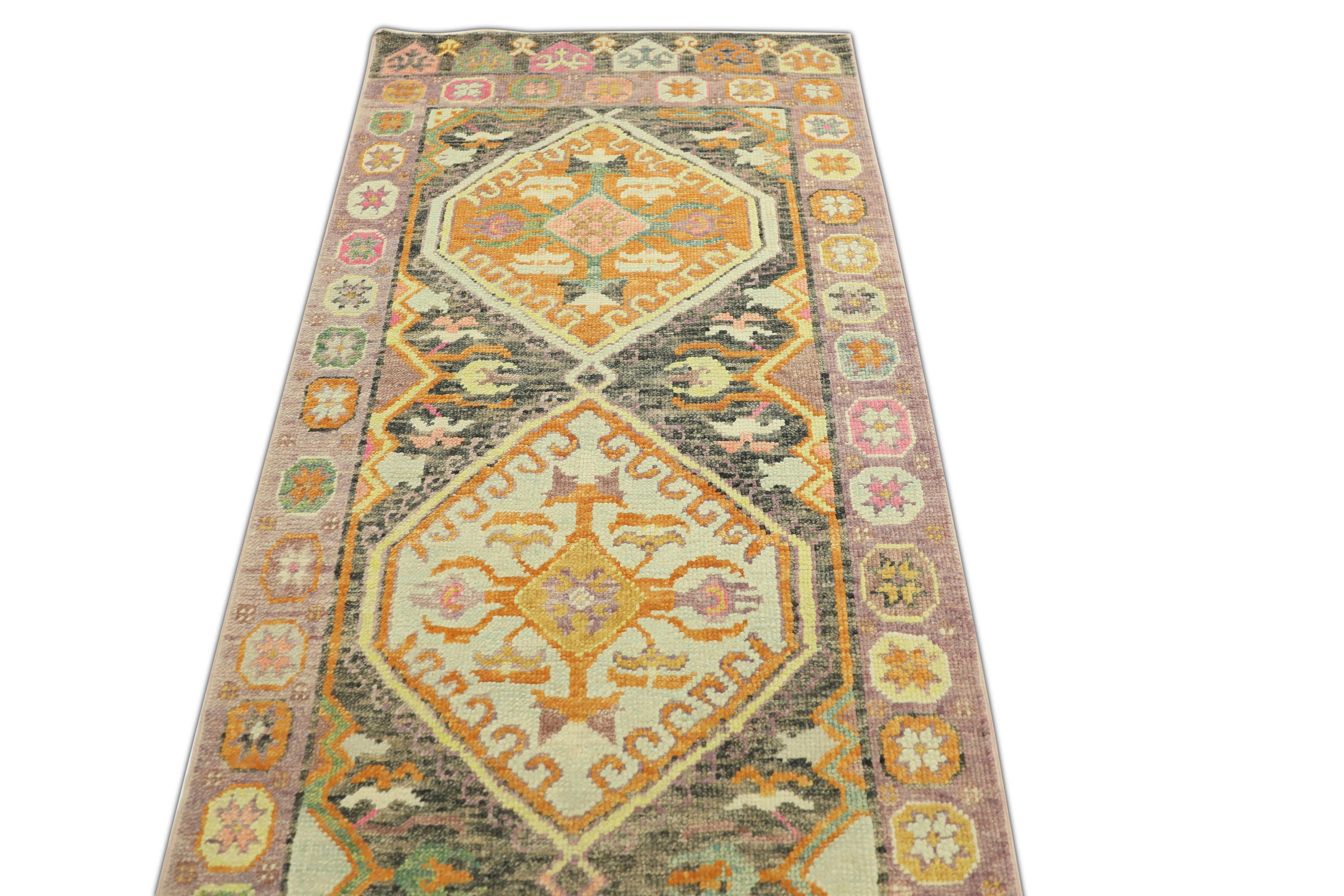 Oushak-Teppich Orientalischer handgeknüpfter türkischer Oushak 3'1