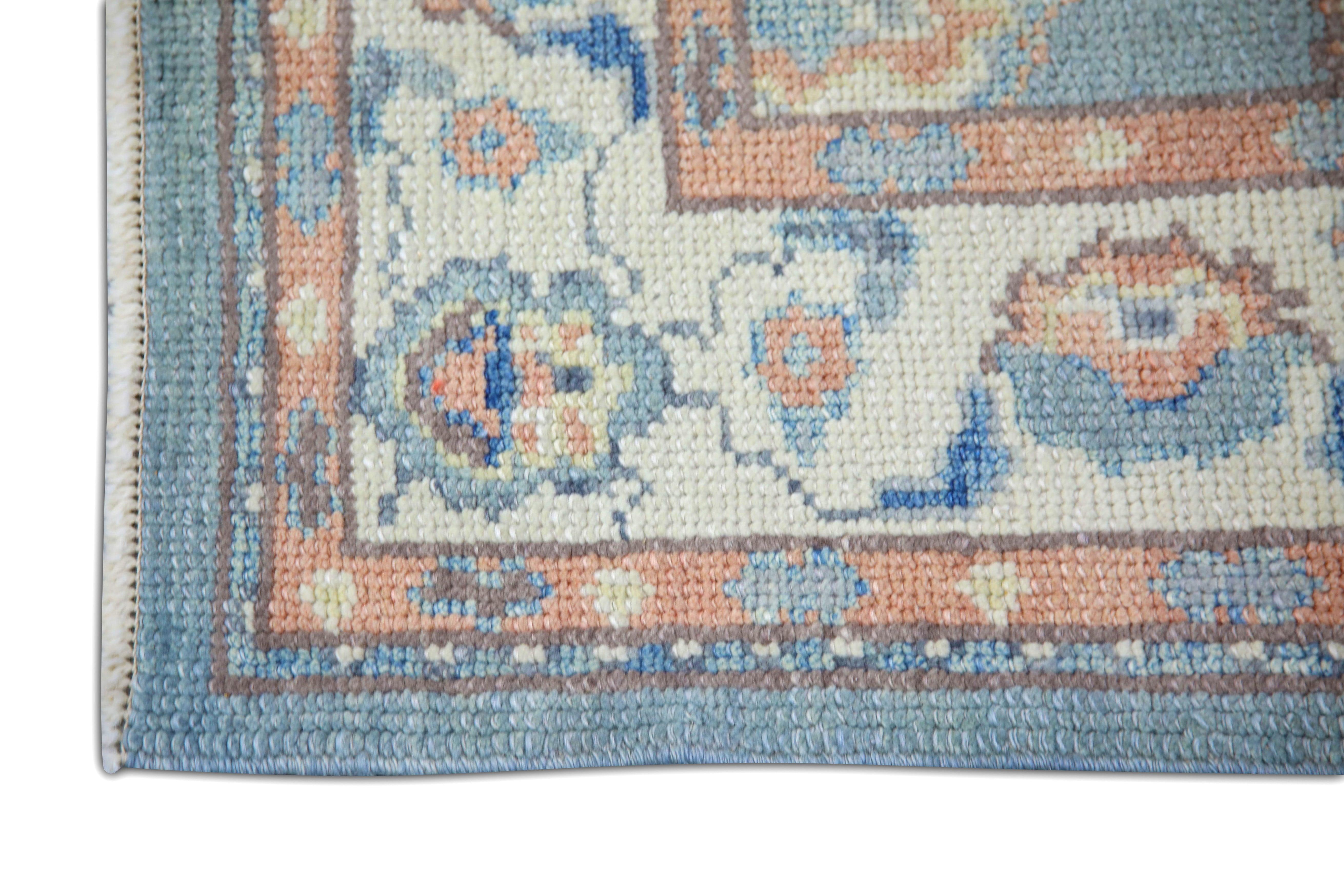 Oushak-Teppich Orientalischer handgeknüpfter türkischer Oushak 3'1
