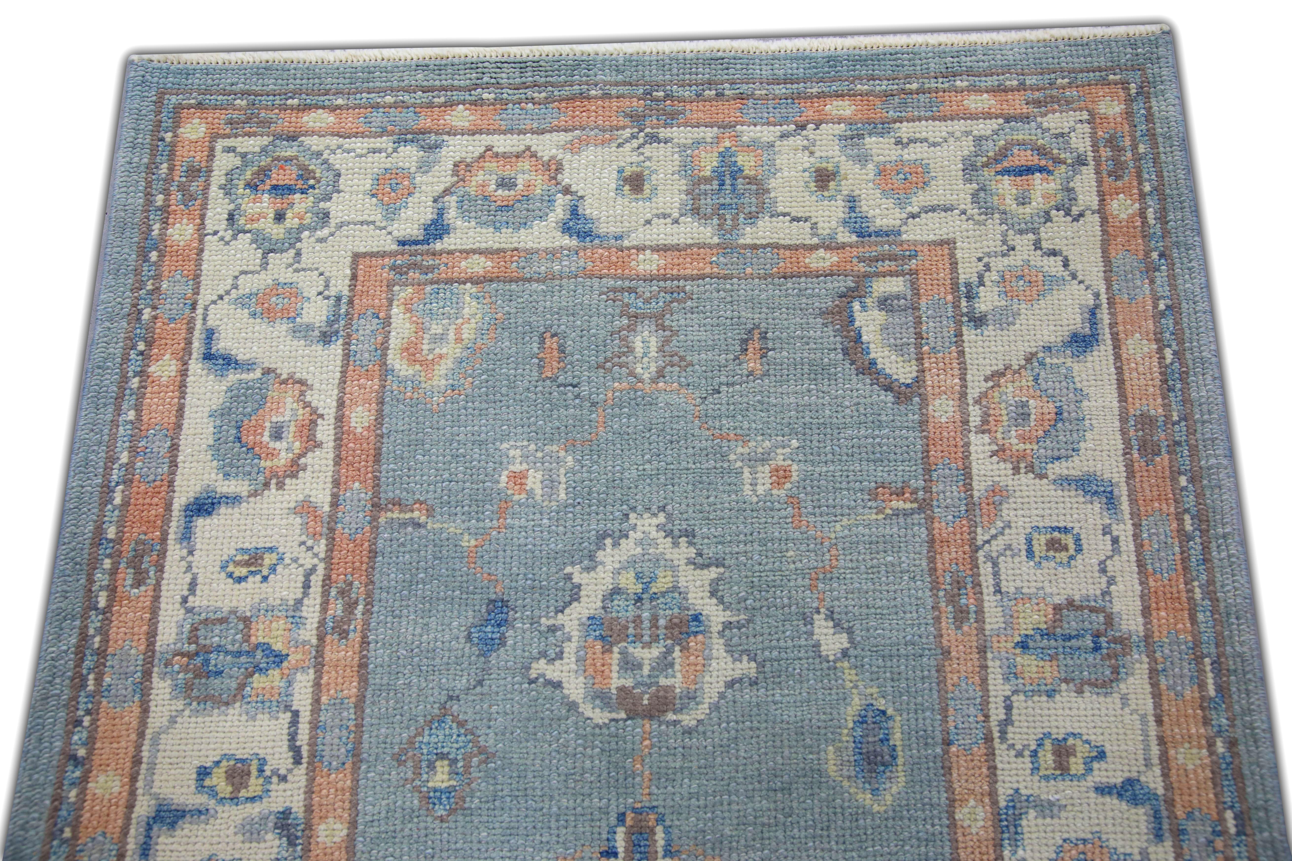 Oushak-Teppich Orientalischer handgeknüpfter türkischer Oushak 3'1