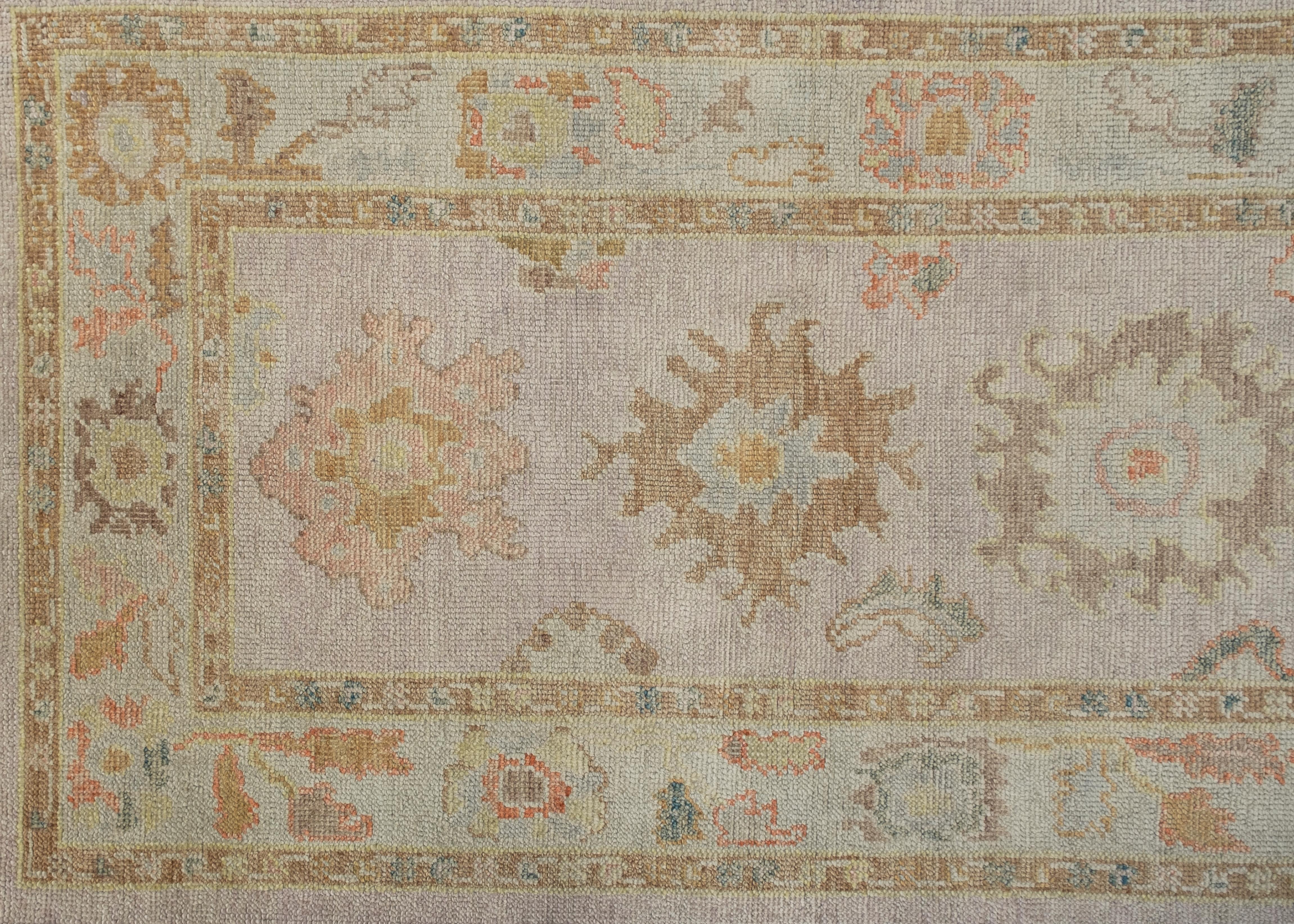 Oushak-Teppich Orientalischer handgeknüpfter türkischer Oushak 3'1