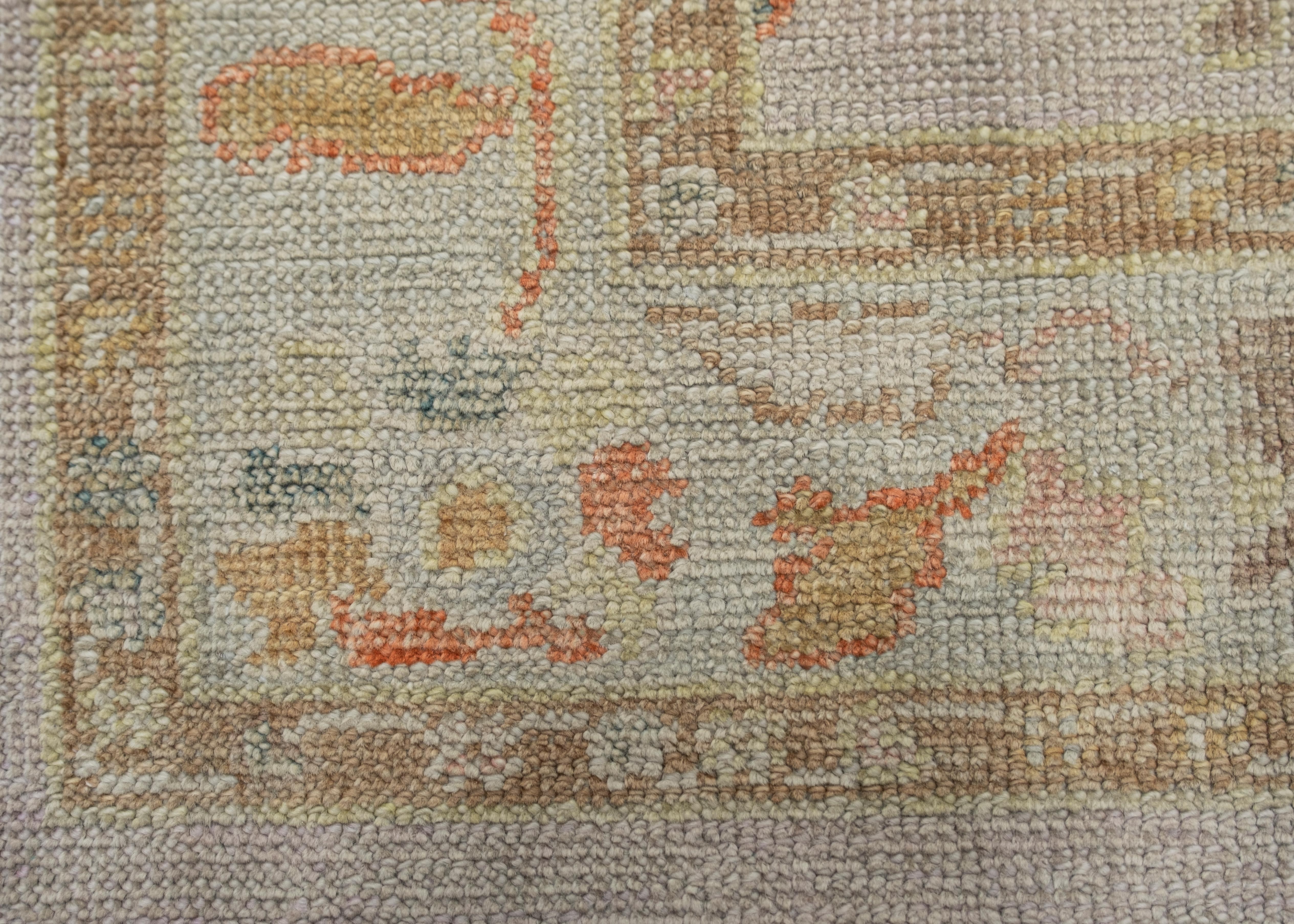 Oushak-Teppich Orientalischer handgeknüpfter türkischer Oushak 3'1