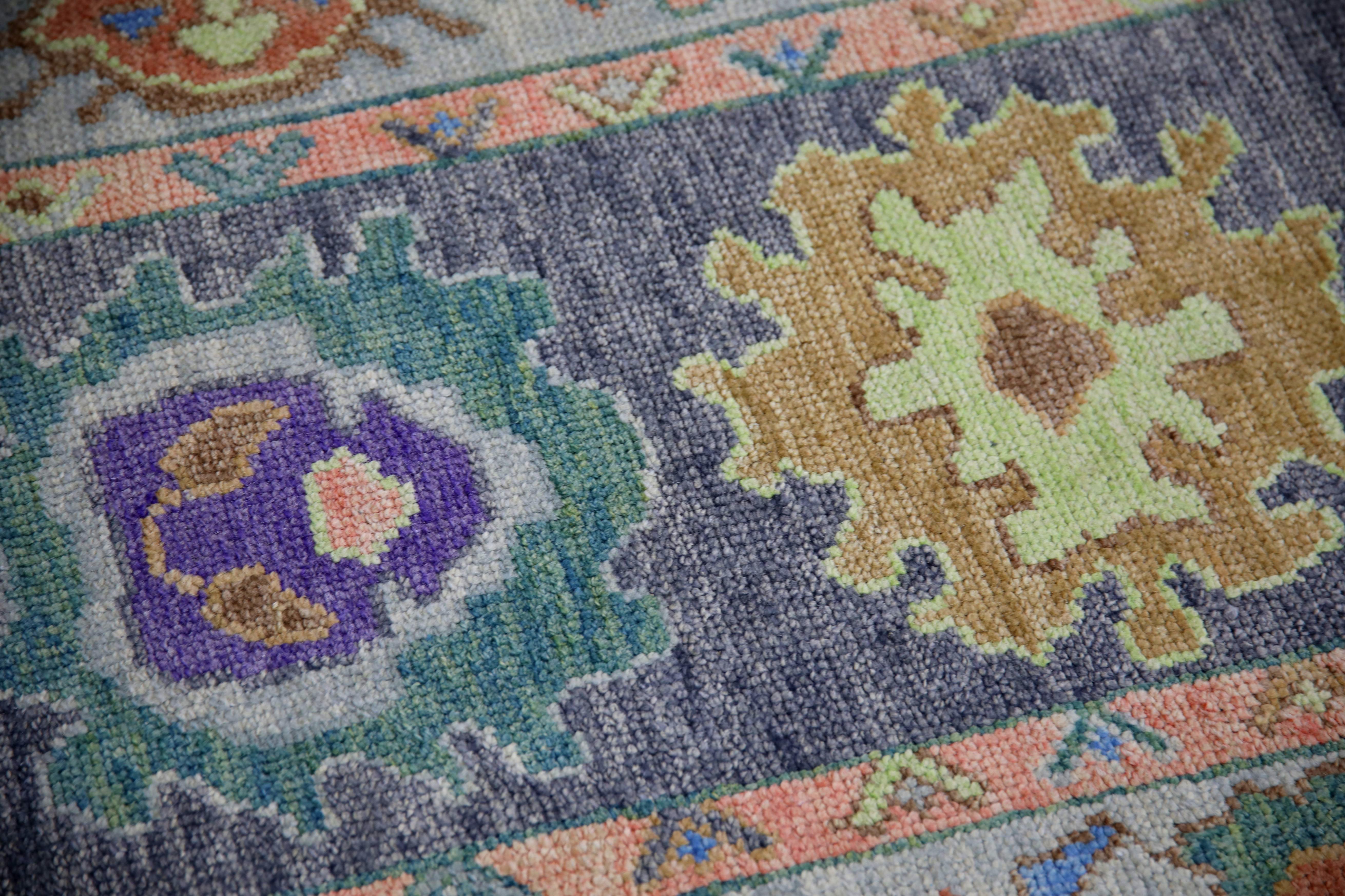 Oushak Rugs Orientale Annodato a Mano Turco Oushak 3'1