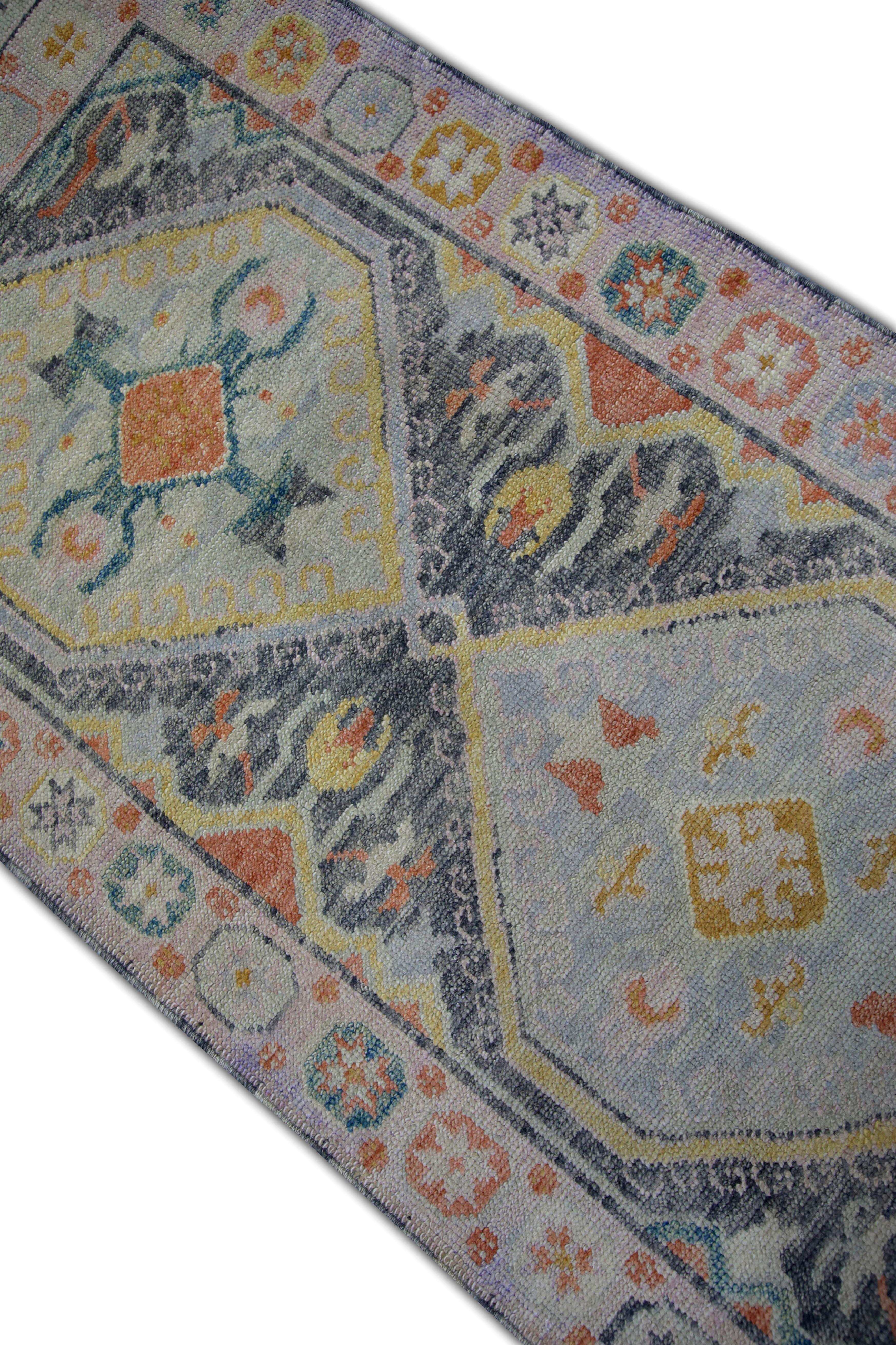 Oushak-Teppich Orientalischer handgeknüpfter türkischer Oushak 3'1