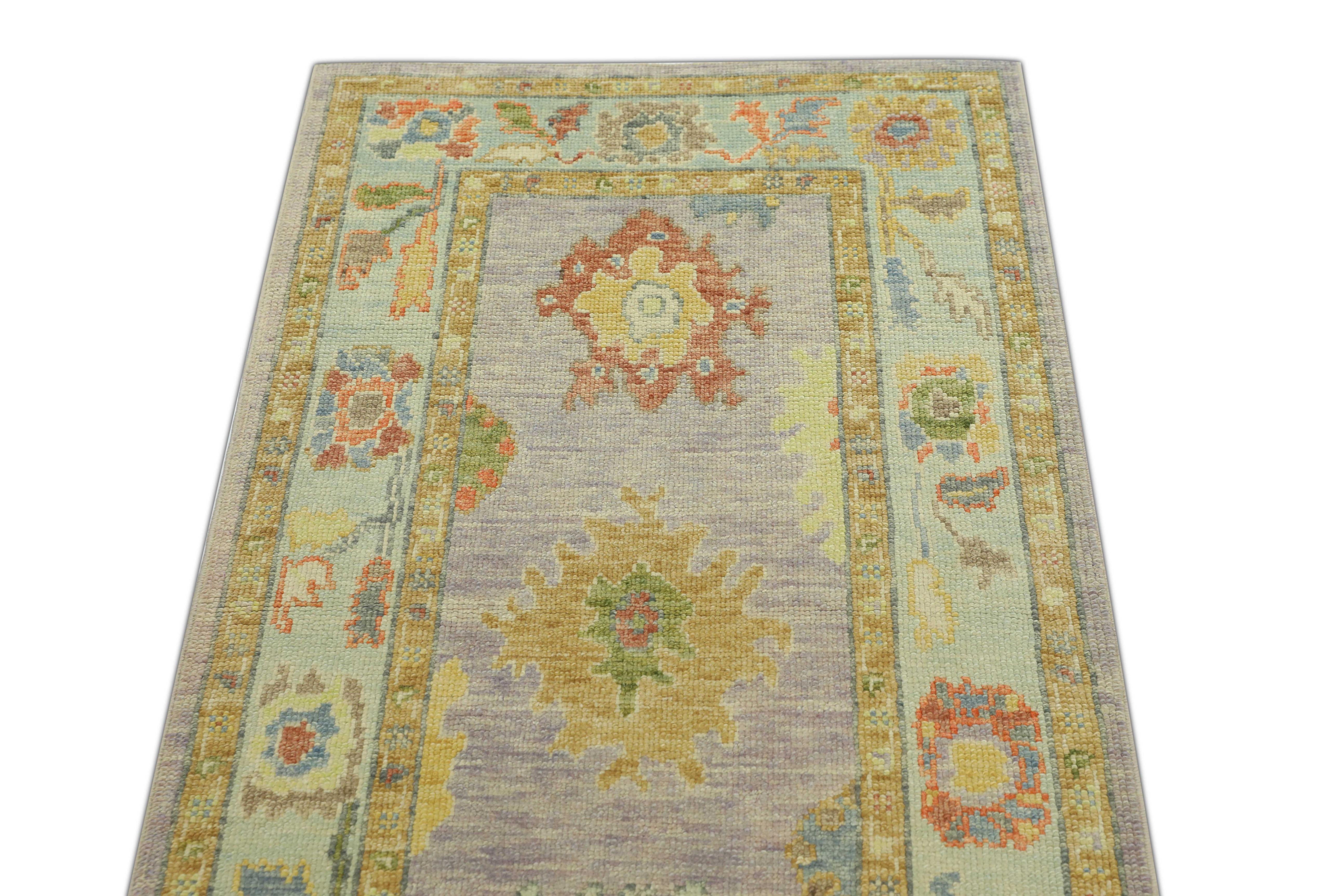Oushak-Teppich Orientalischer handgeknüpfter türkischer Oushak 3'1