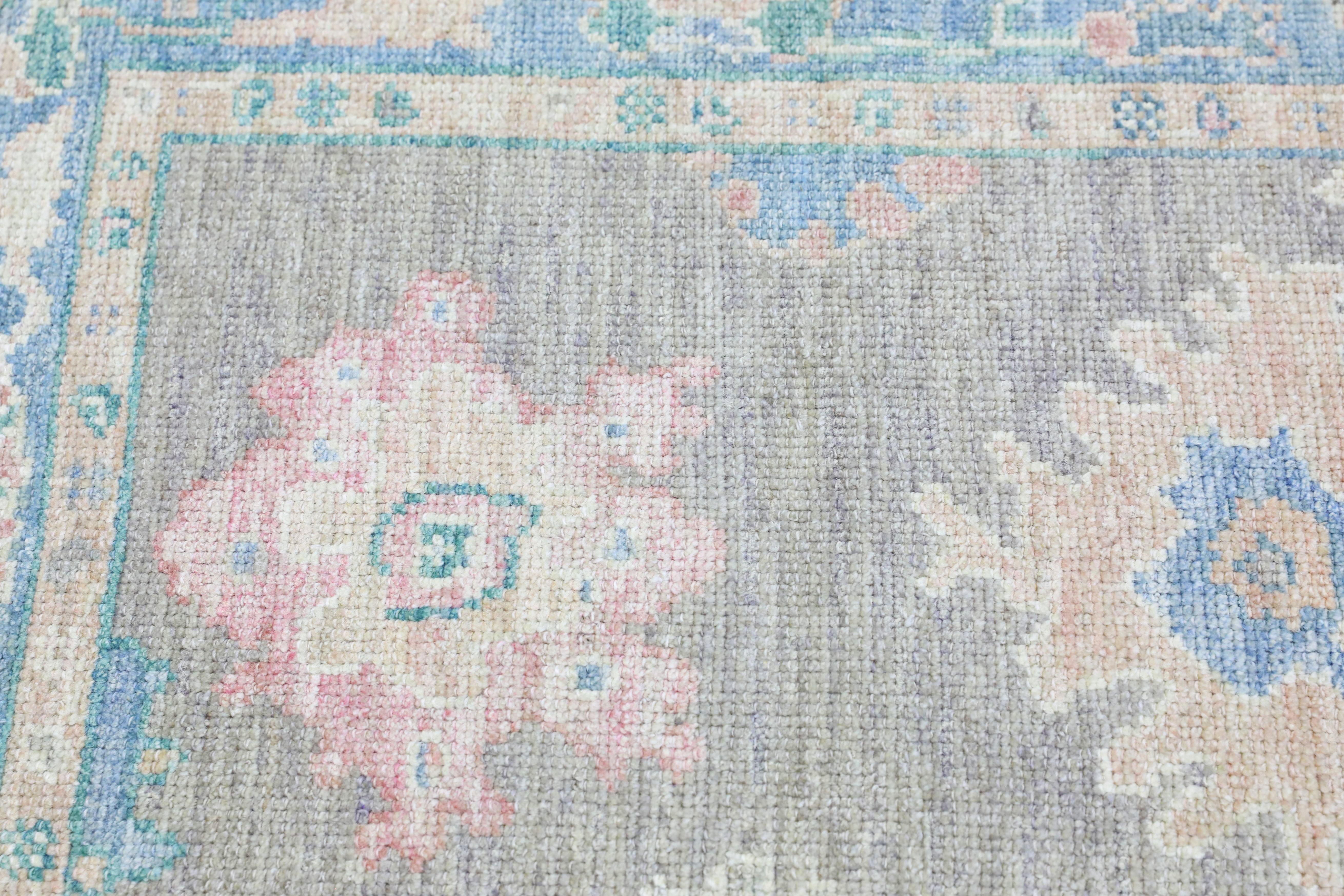 Oushak Rugs Oriental Hand Knots Rugs Turkish Oushak 3'1