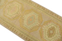Oushak-Teppich Orientalischer handgeknüpfter türkischer Oushak 3'2" x 11'11" #896