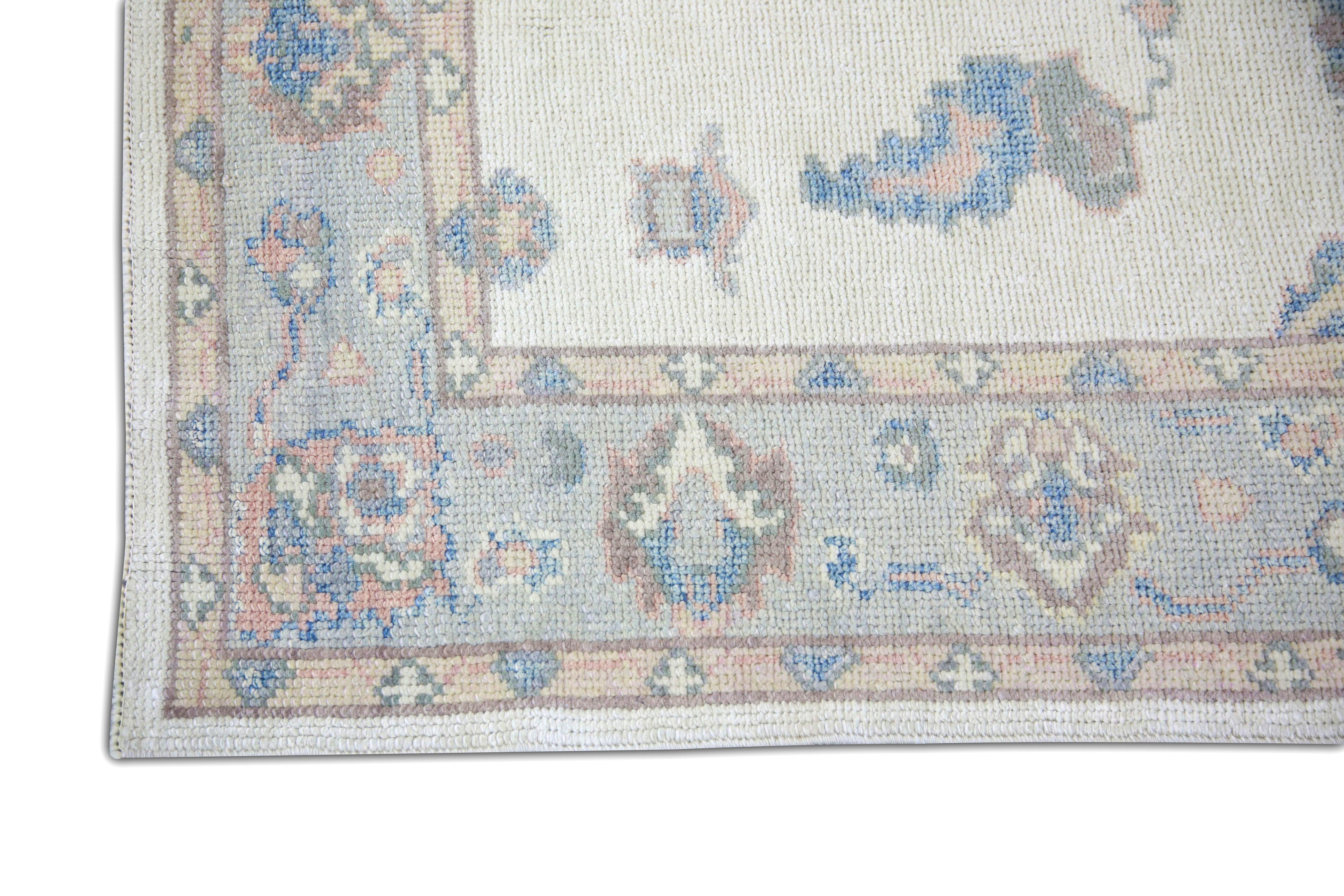 Oushak-Teppich Orientalischer handgeknüpfter türkischer Oushak 3'2