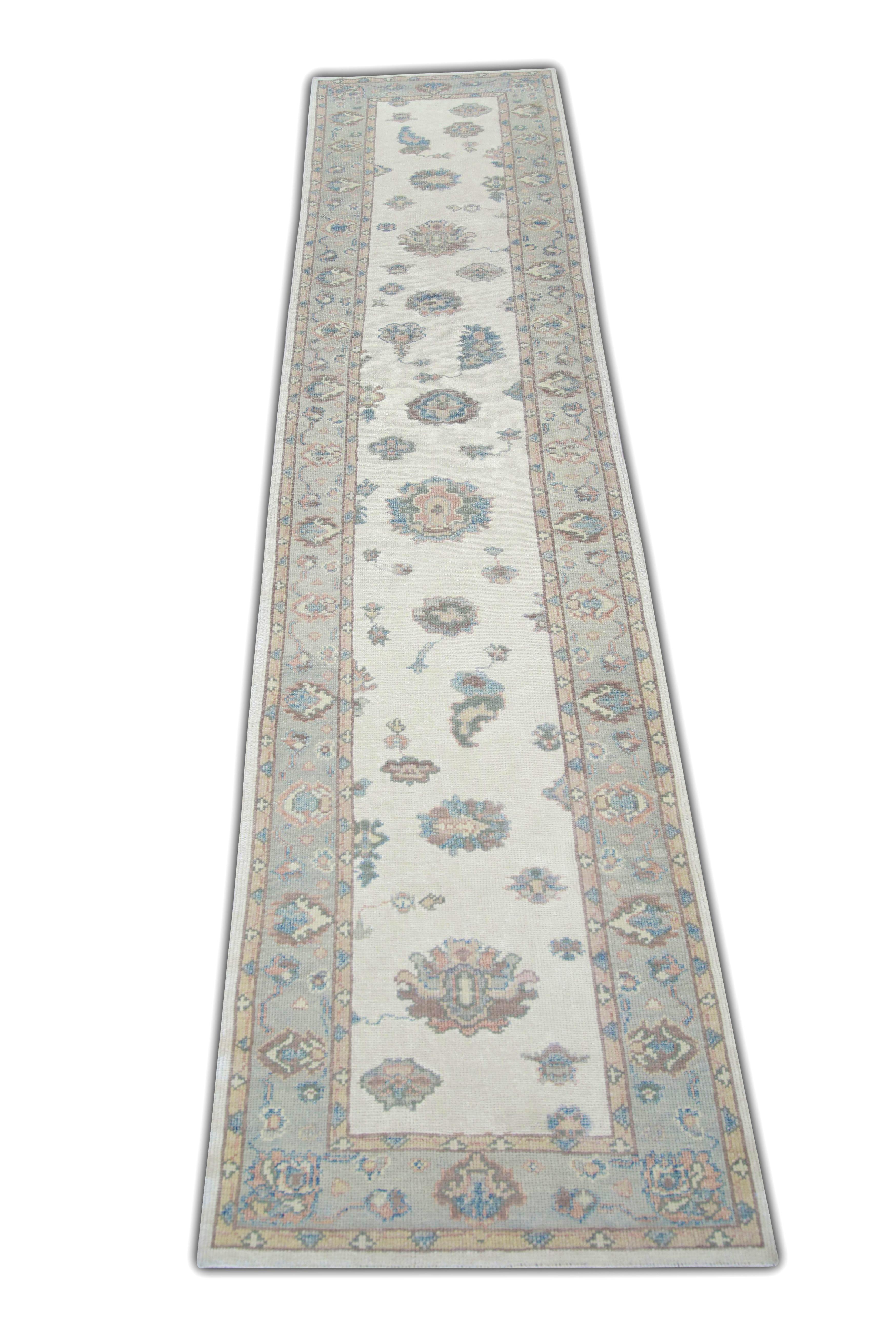 Oushak-Teppich Orientalischer handgeknüpfter türkischer Oushak 3'2