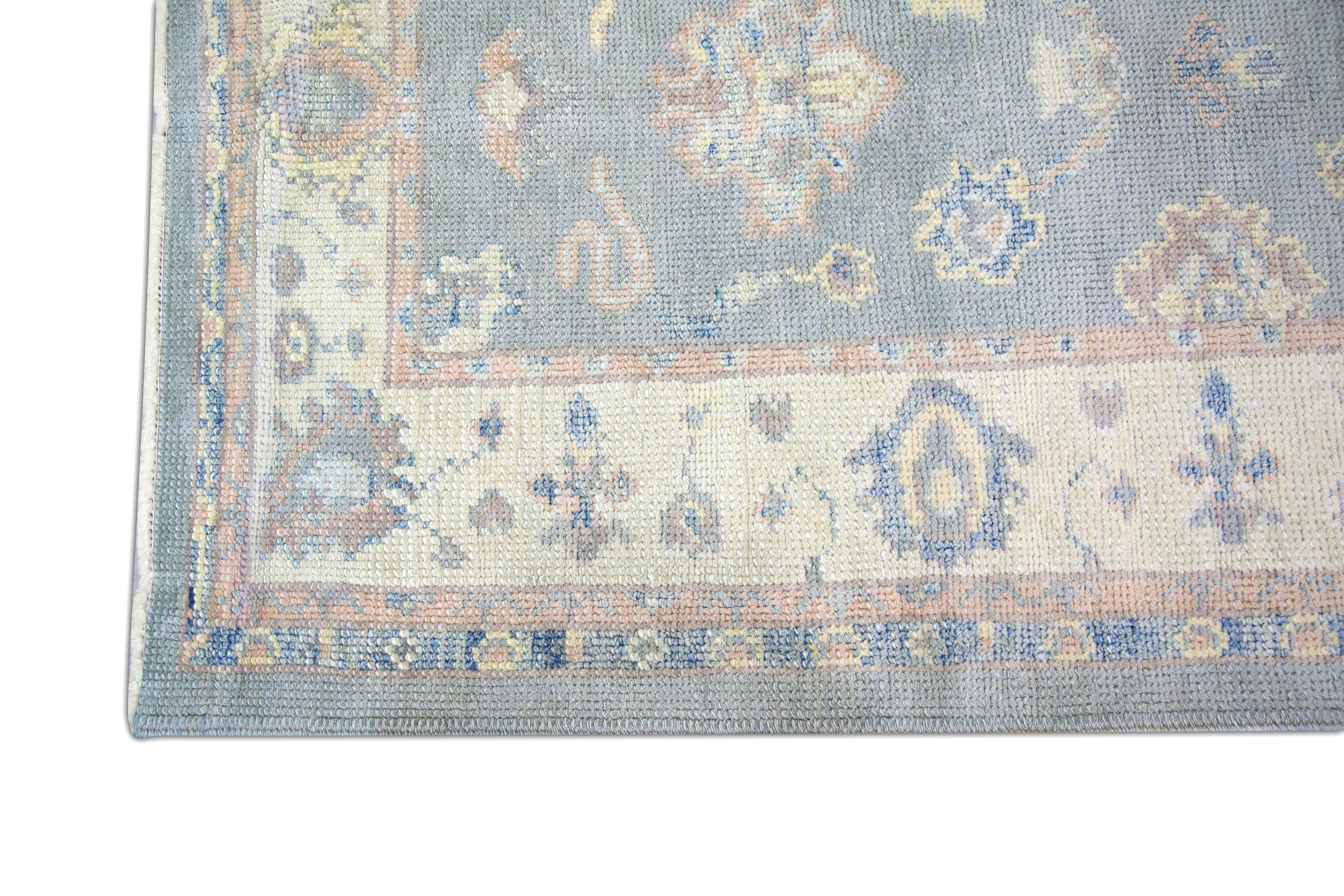 Oushak-Teppich Orientalischer handgeknüpfter türkischer Oushak 3'2