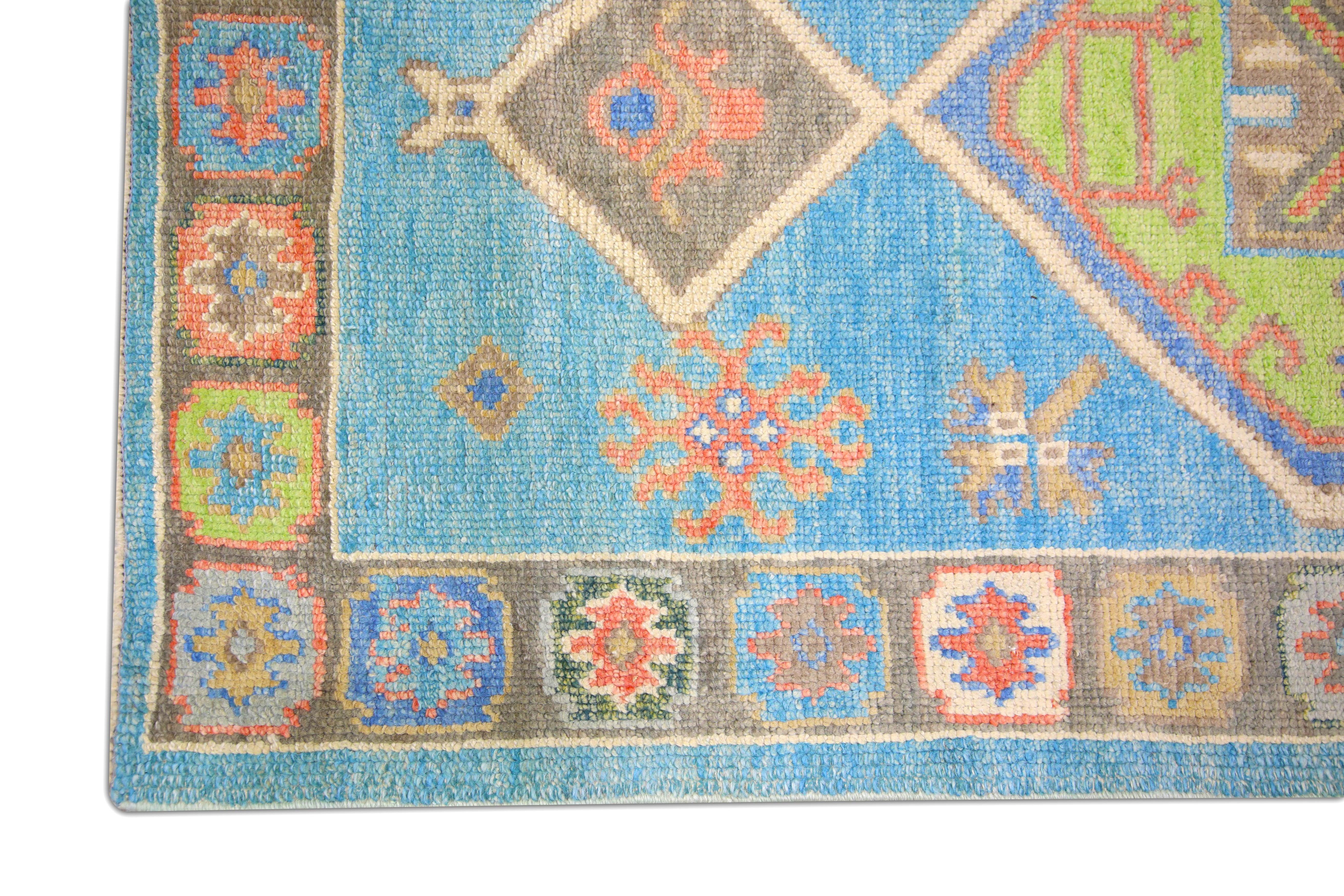 Oushak-Teppich Orientalischer handgeknüpfter türkischer Oushak 3'2
