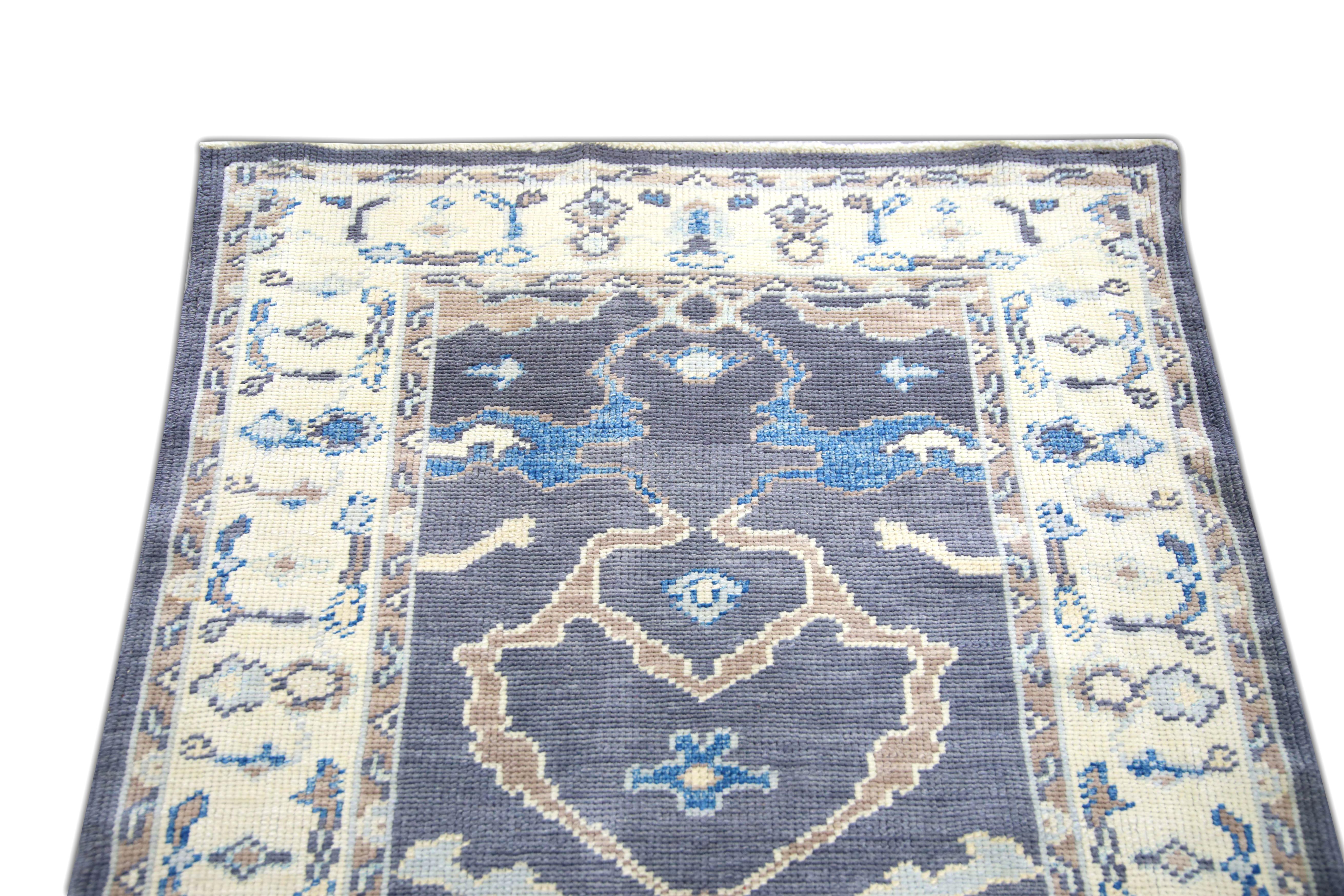 Oushak-Teppich Orientalischer handgeknüpfter türkischer Oushak 3'2