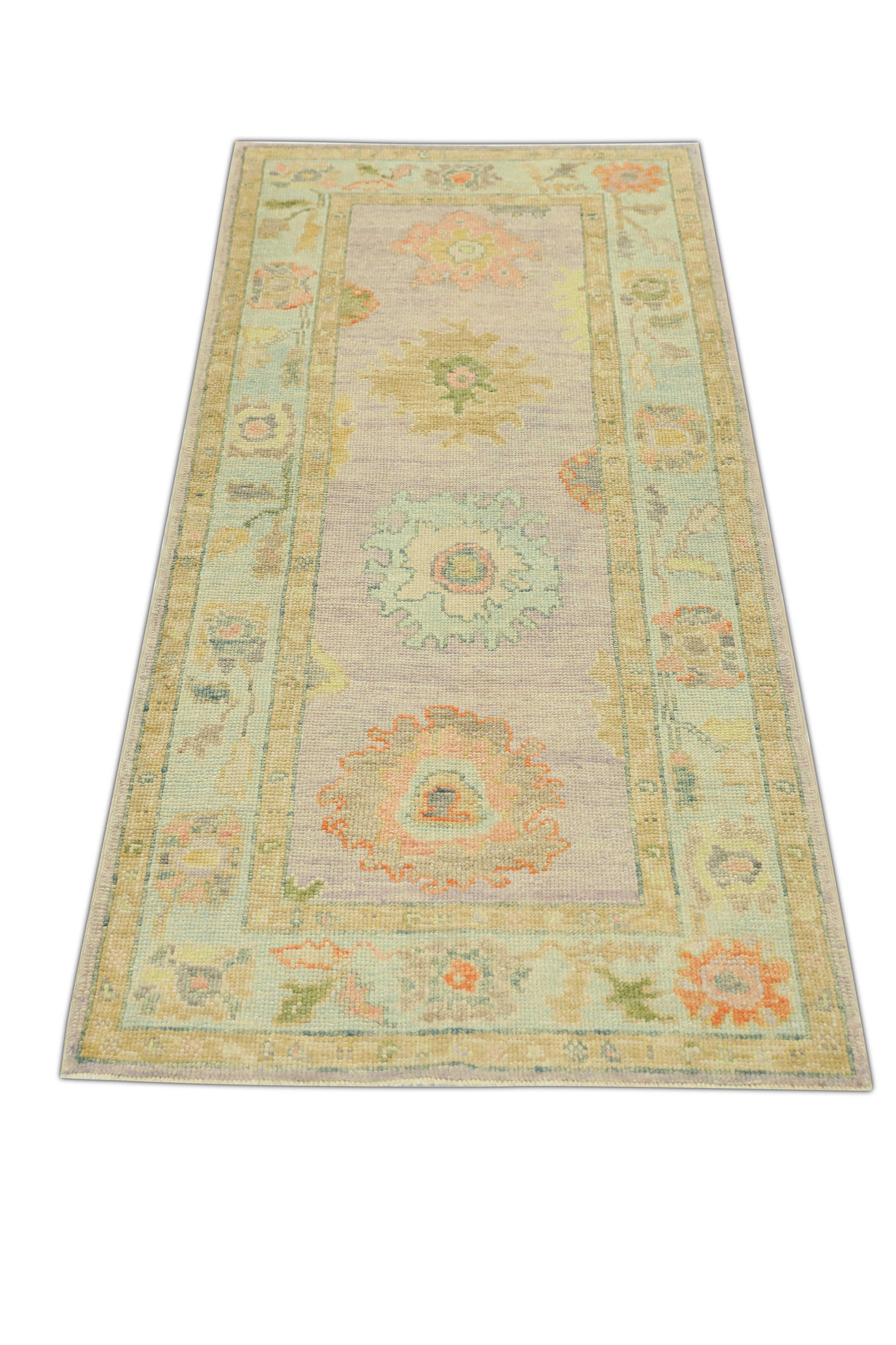 Oushak-Teppich Orientalischer handgeknüpfter türkischer Oushak 3'2