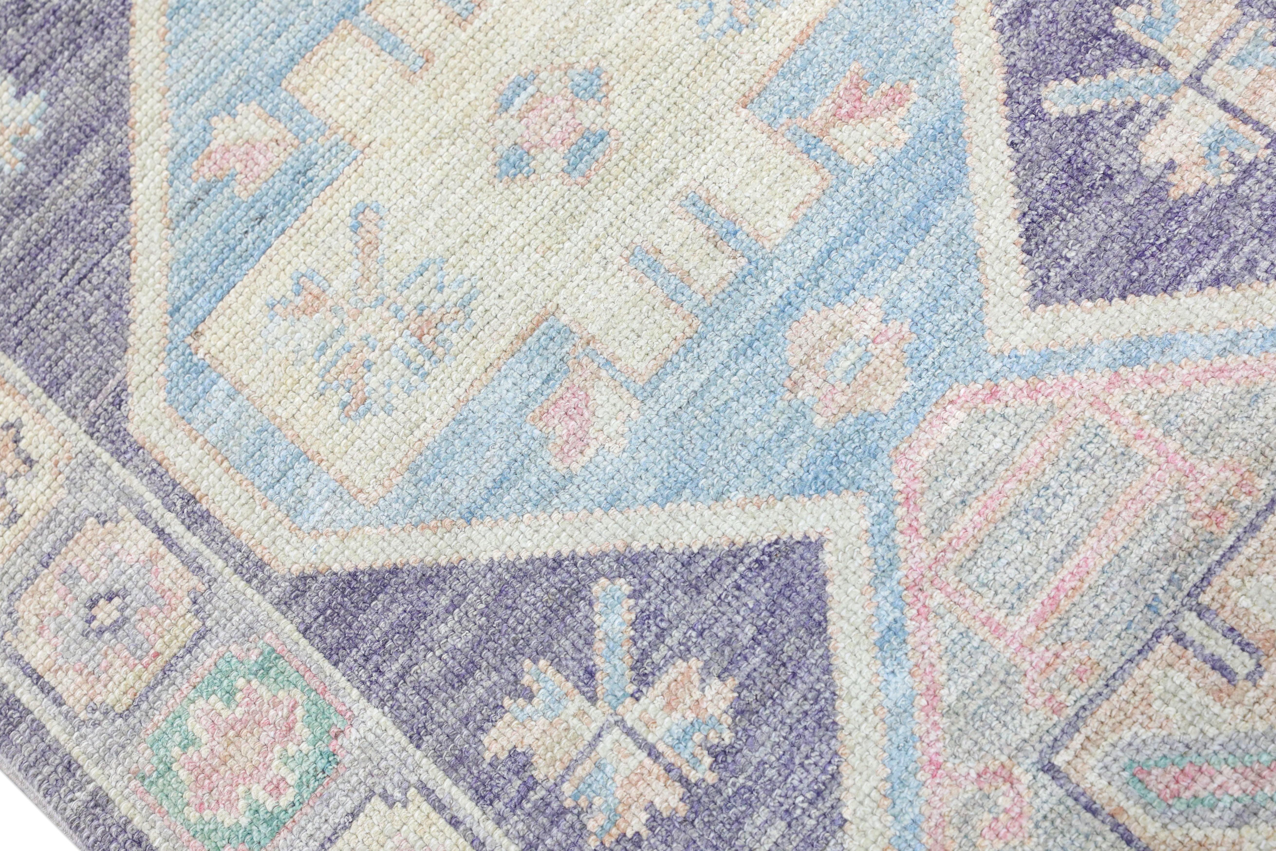 Oushak Rug Oriental Hand Knotted Turkish Oushak 3'3
