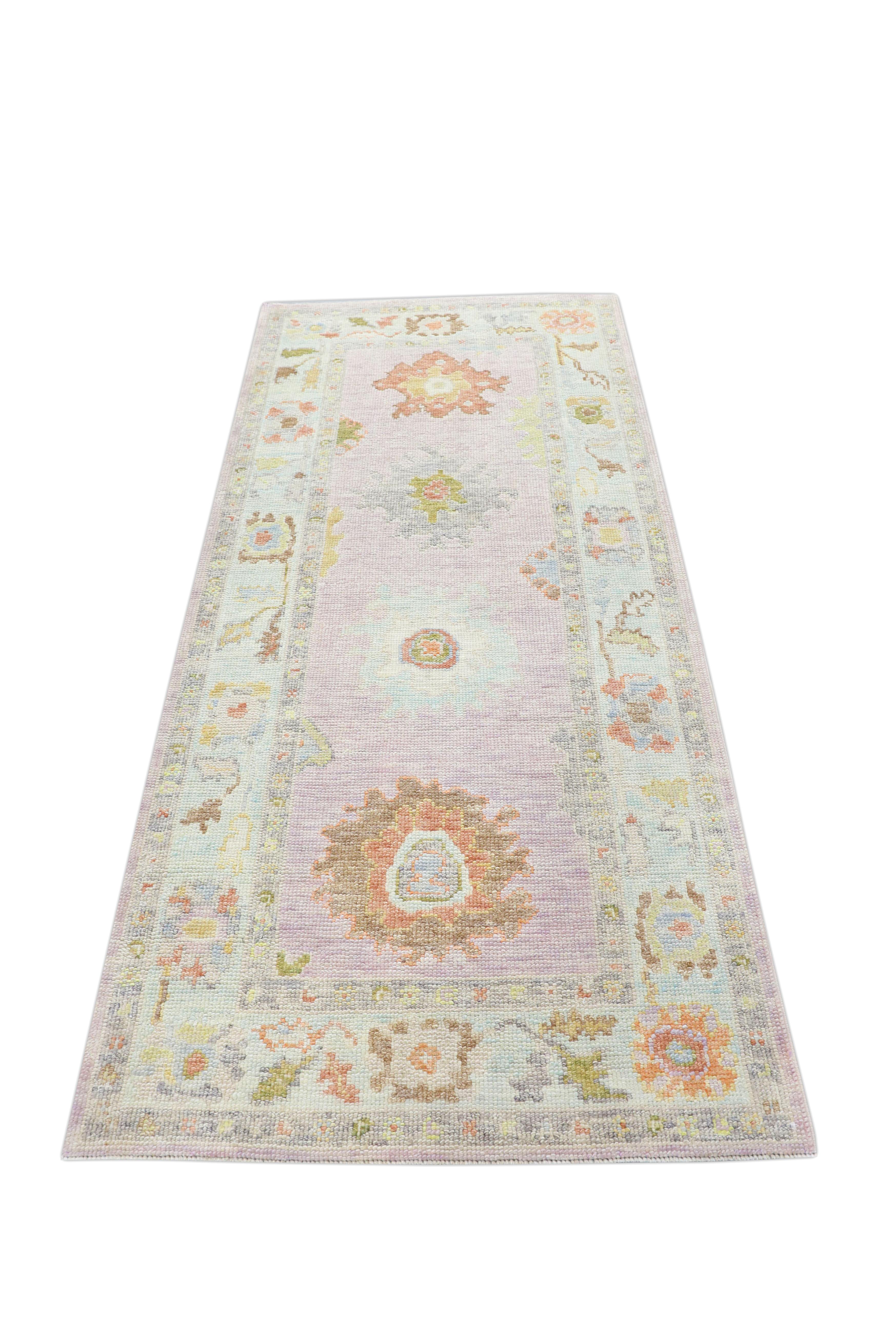 Oushak-Teppich Orientalischer handgeknüpfter türkischer Oushak 3'3