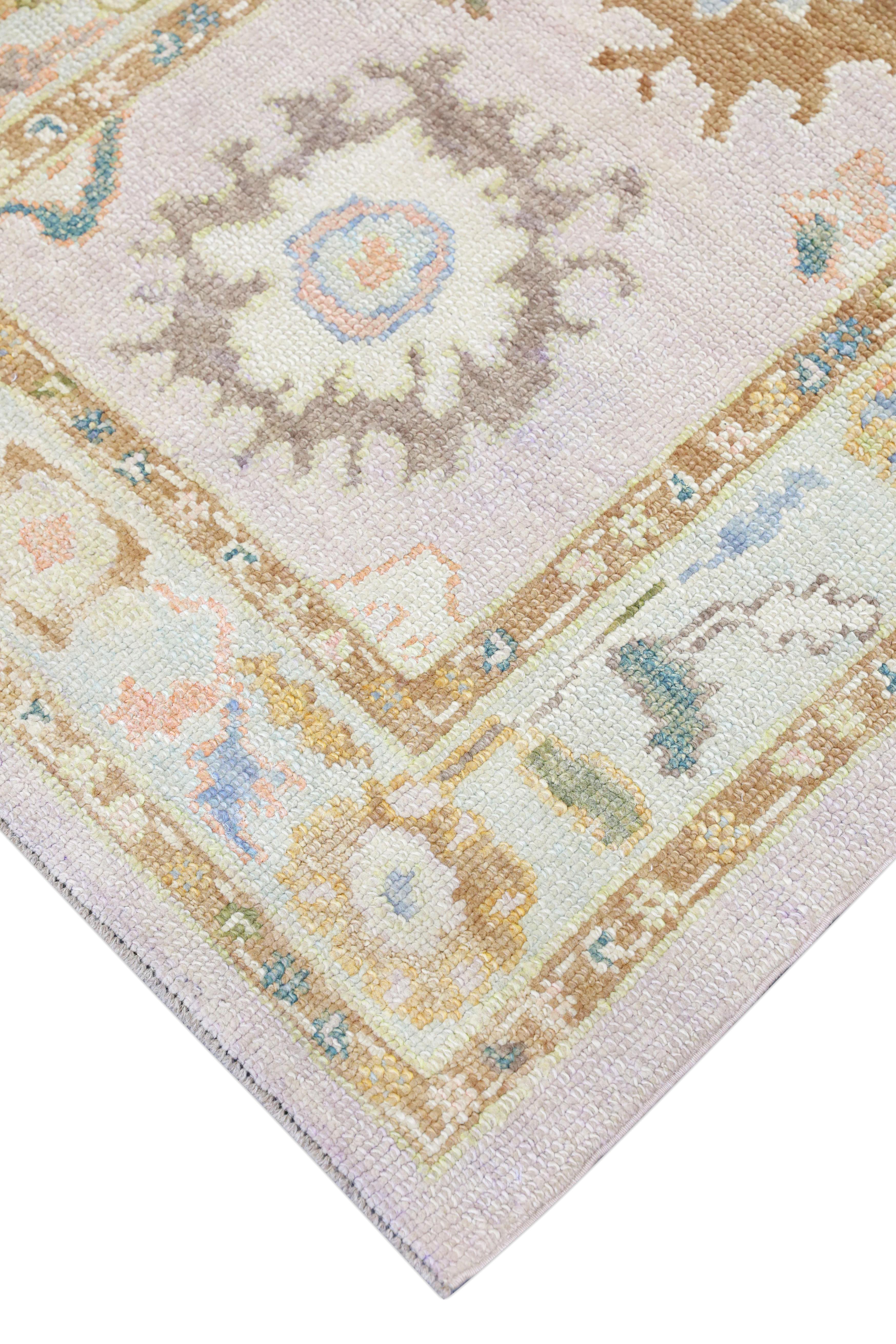 Oushak-Teppich Orientalischer handgeknüpfter türkischer Oushak 3'4
