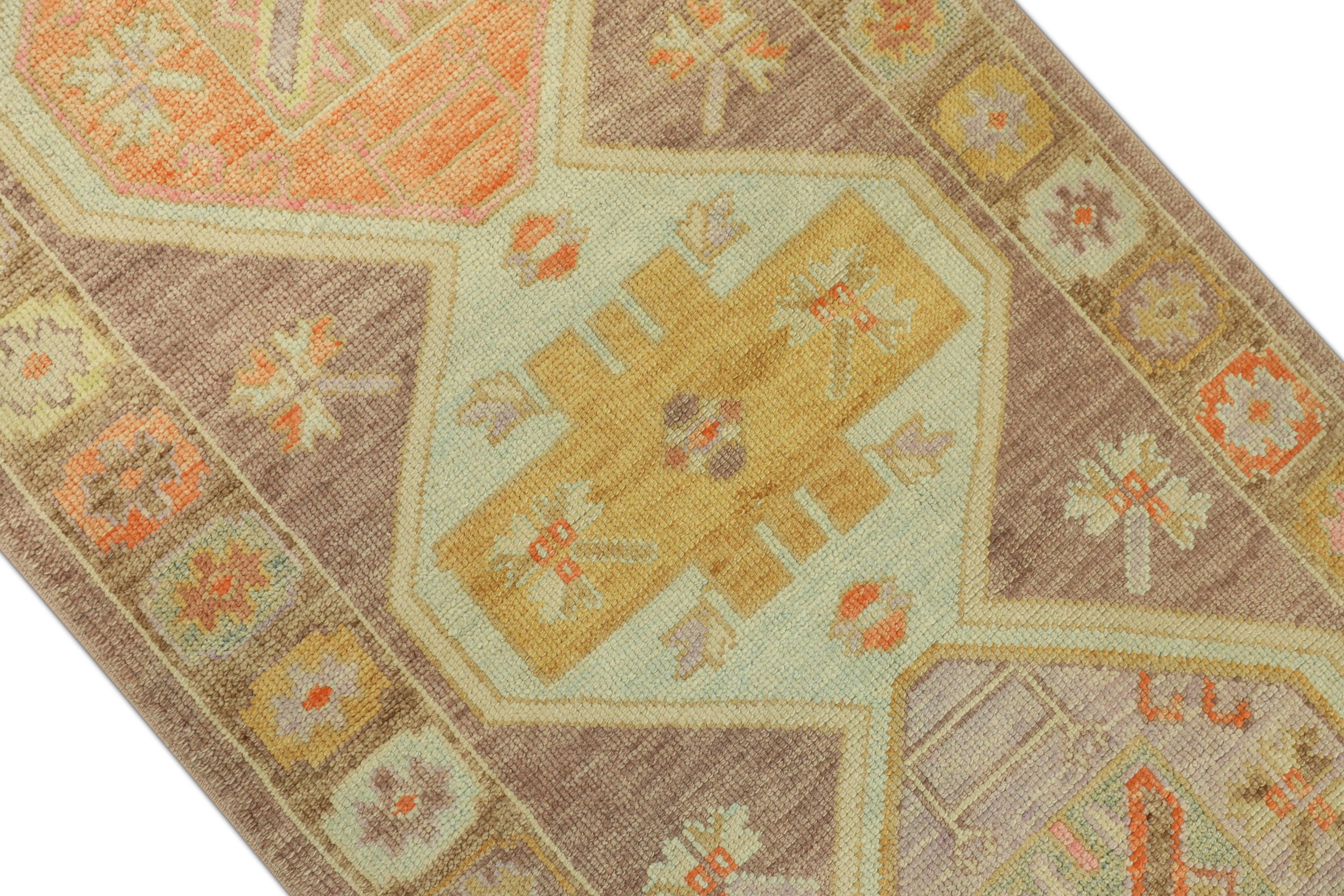 Oushak-Teppich Orientalischer handgeknüpfter türkischer Oushak 3'5