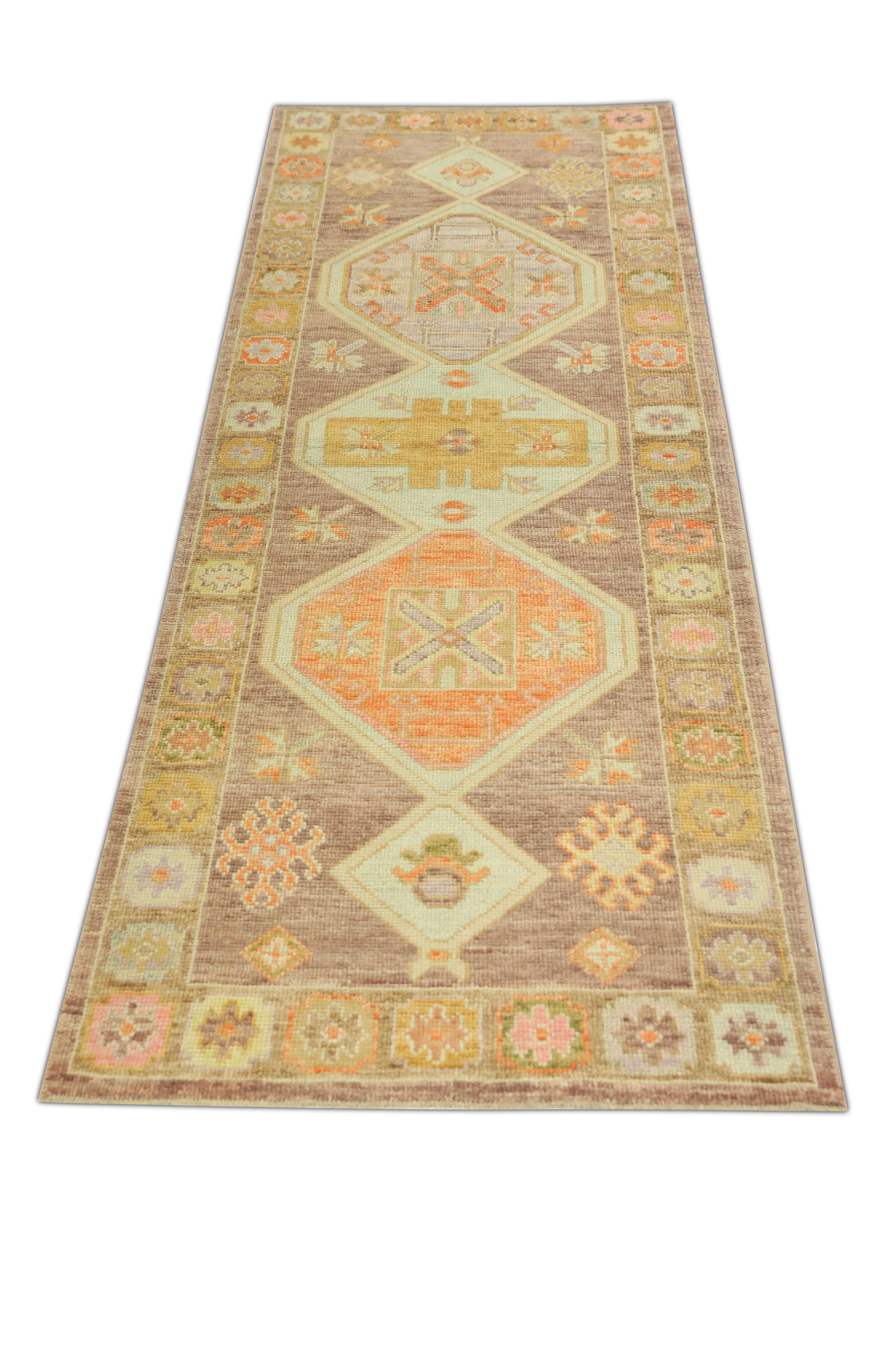 Oushak-Teppich Orientalischer handgeknüpfter türkischer Oushak 3'5