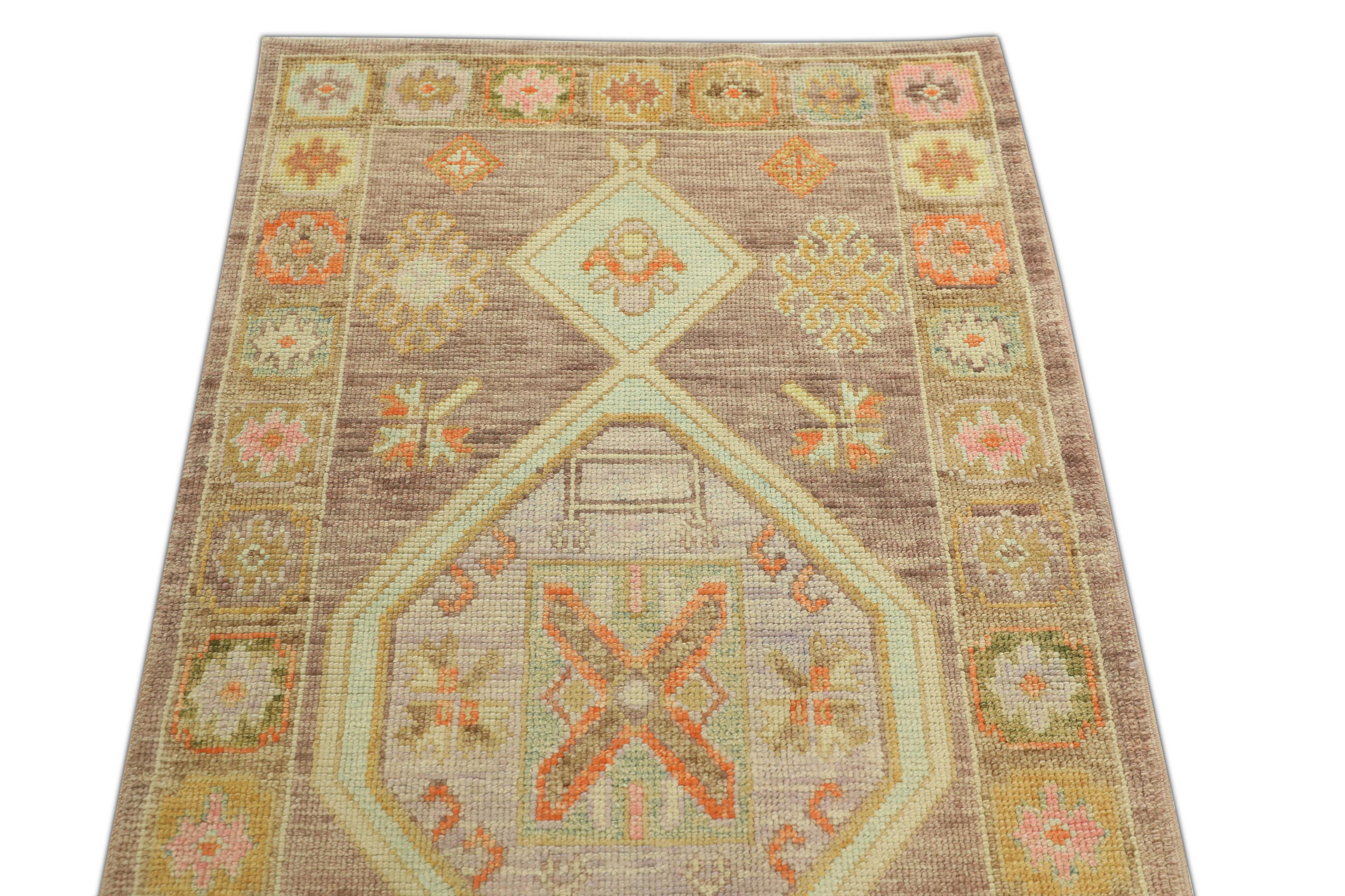 Oushak-Teppich Orientalischer handgeknüpfter türkischer Oushak 3'5