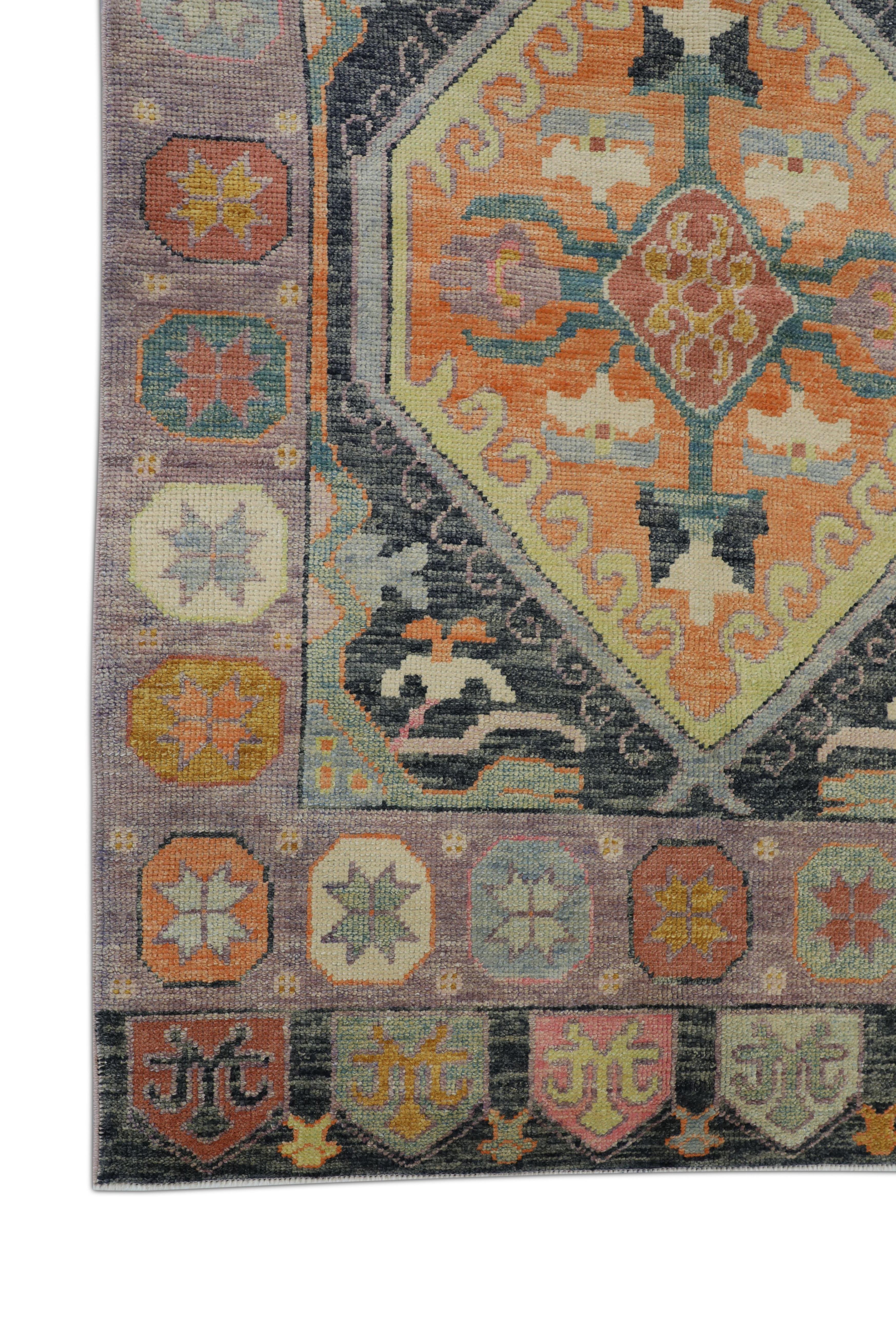 Oushak-Teppich Orientalischer handgeknüpfter türkischer Oushak 4' x 5'11