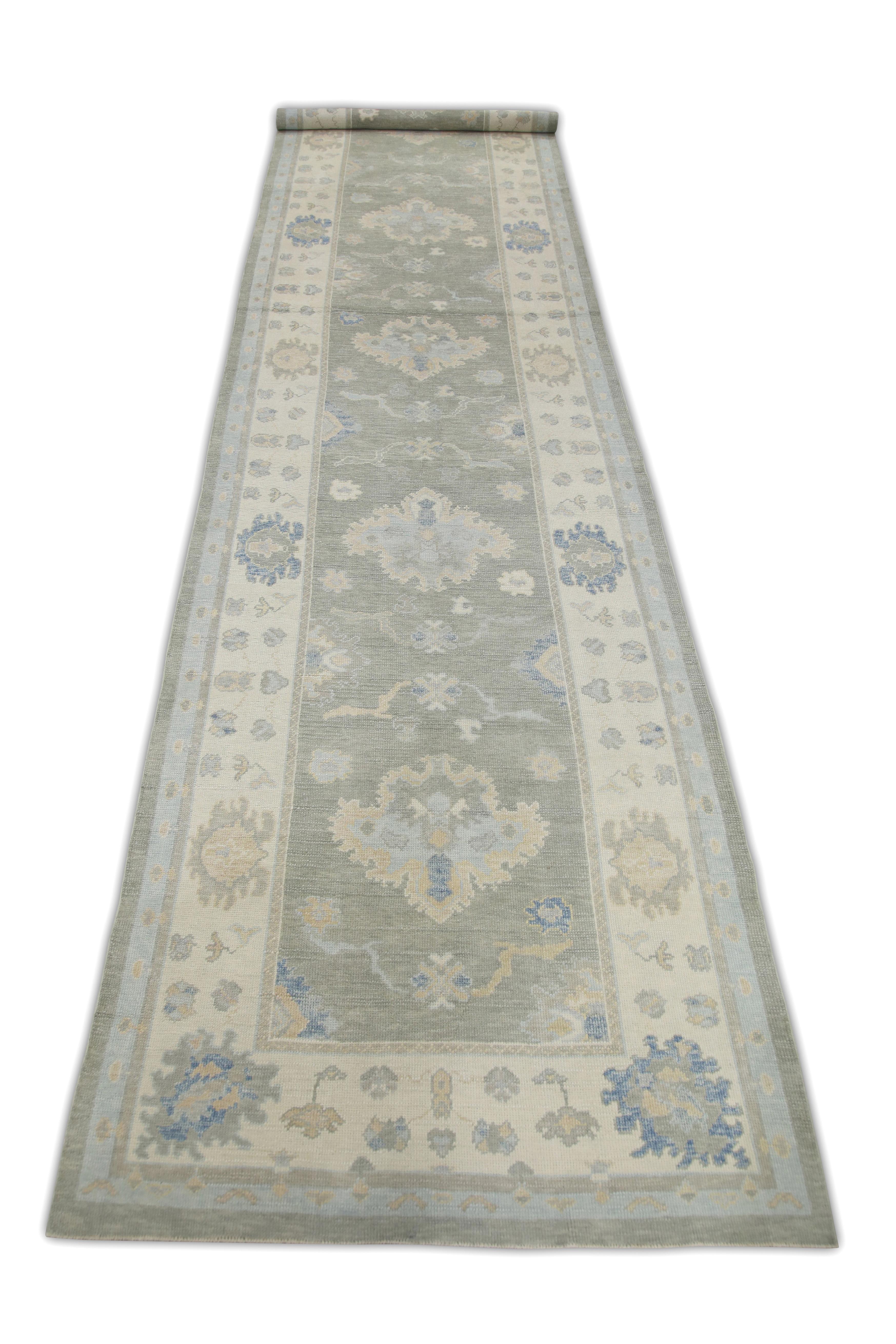 Oushak-Teppich Orientalischer handgeknüpfter türkischer Oushak 4'9