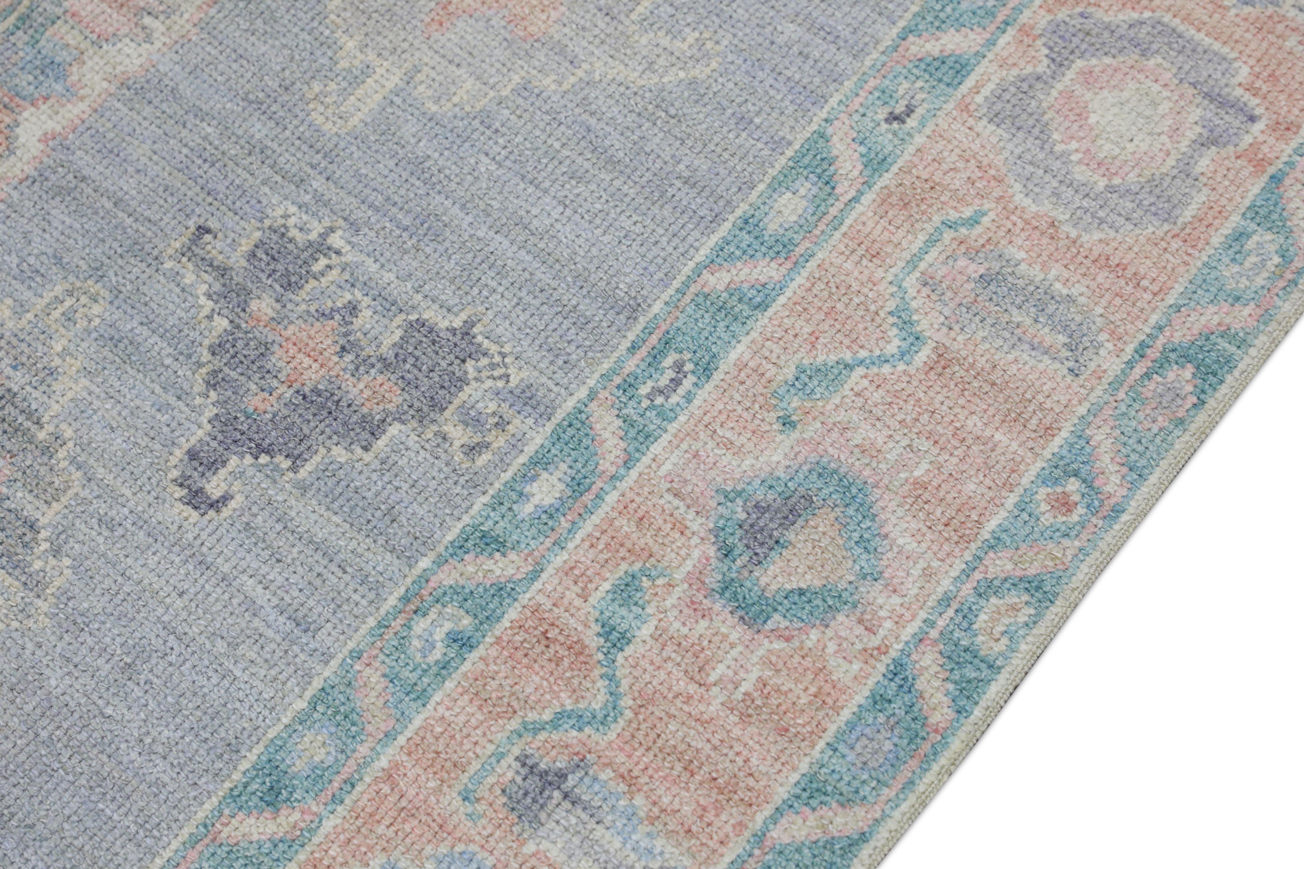 Oushak-Teppich Orientalischer handgeknüpfter türkischer Oushak 5' x 6'10