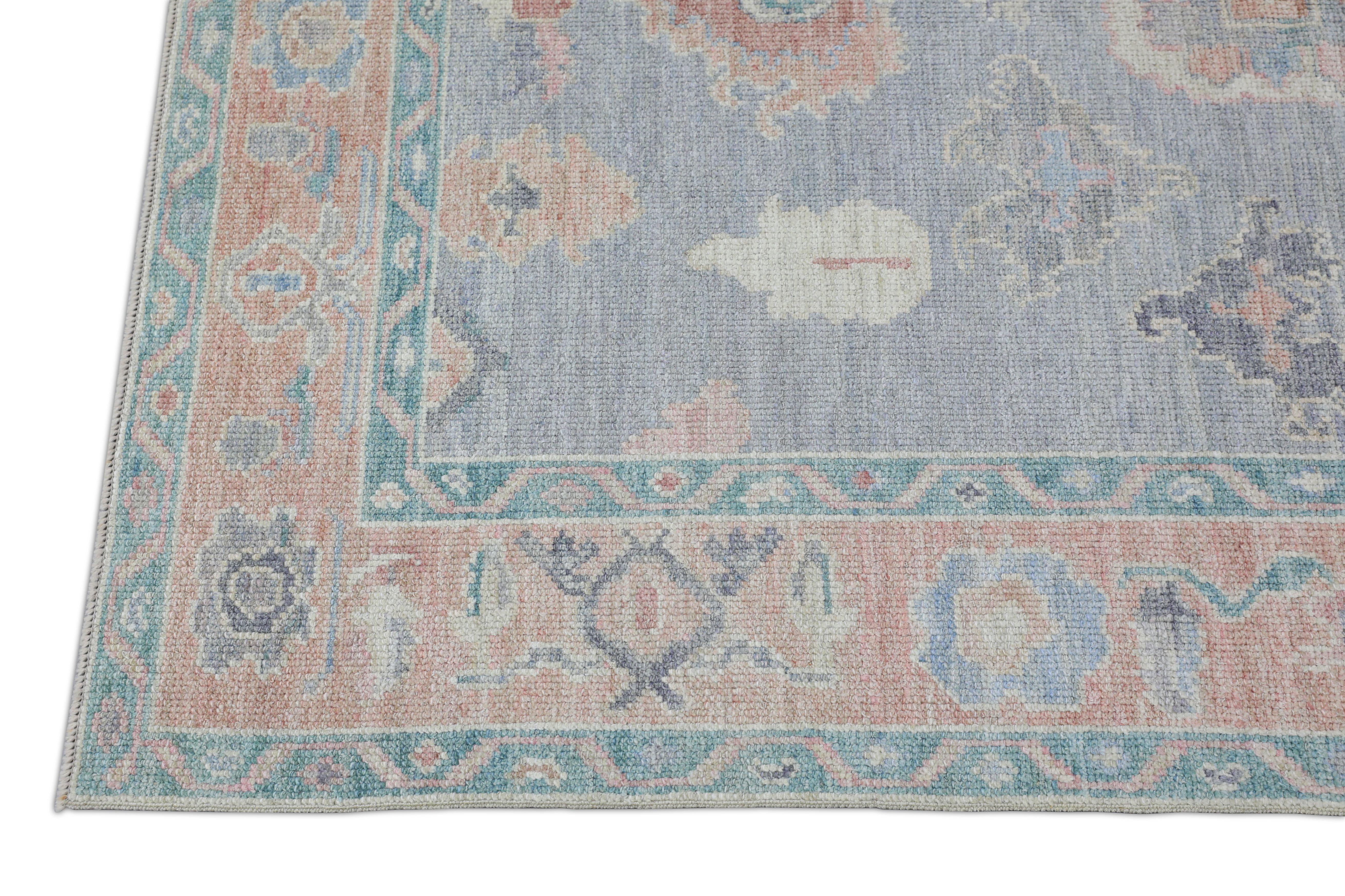 Oushak-Teppich Orientalischer handgeknüpfter türkischer Oushak 5' x 6'10