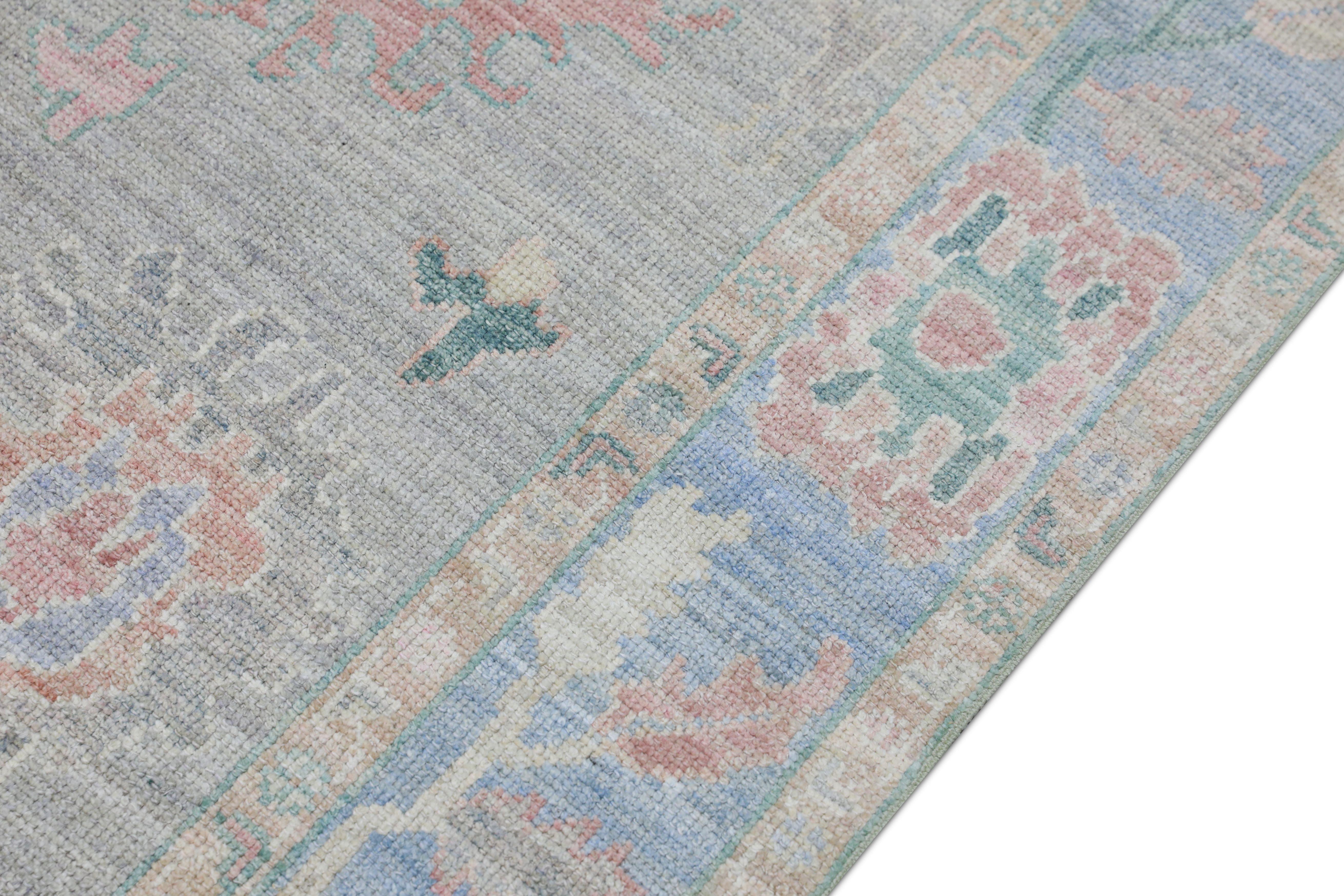 Oushak-Teppich Orientalischer handgeknüpfter türkischer Oushak 5' x 6'11