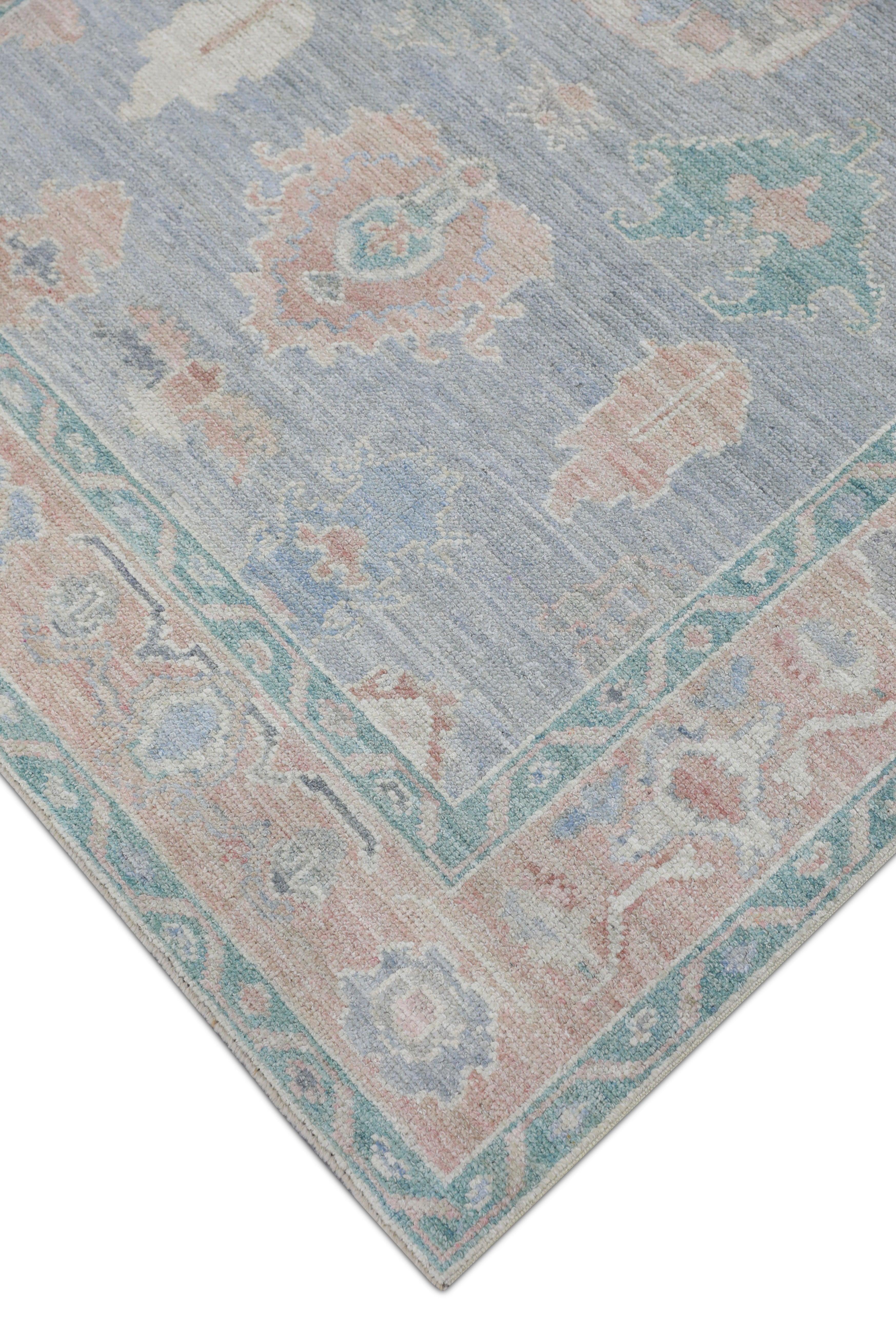 Oushak-Teppich Orientalischer handgeknüpfter türkischer Oushak 5' x 7'1