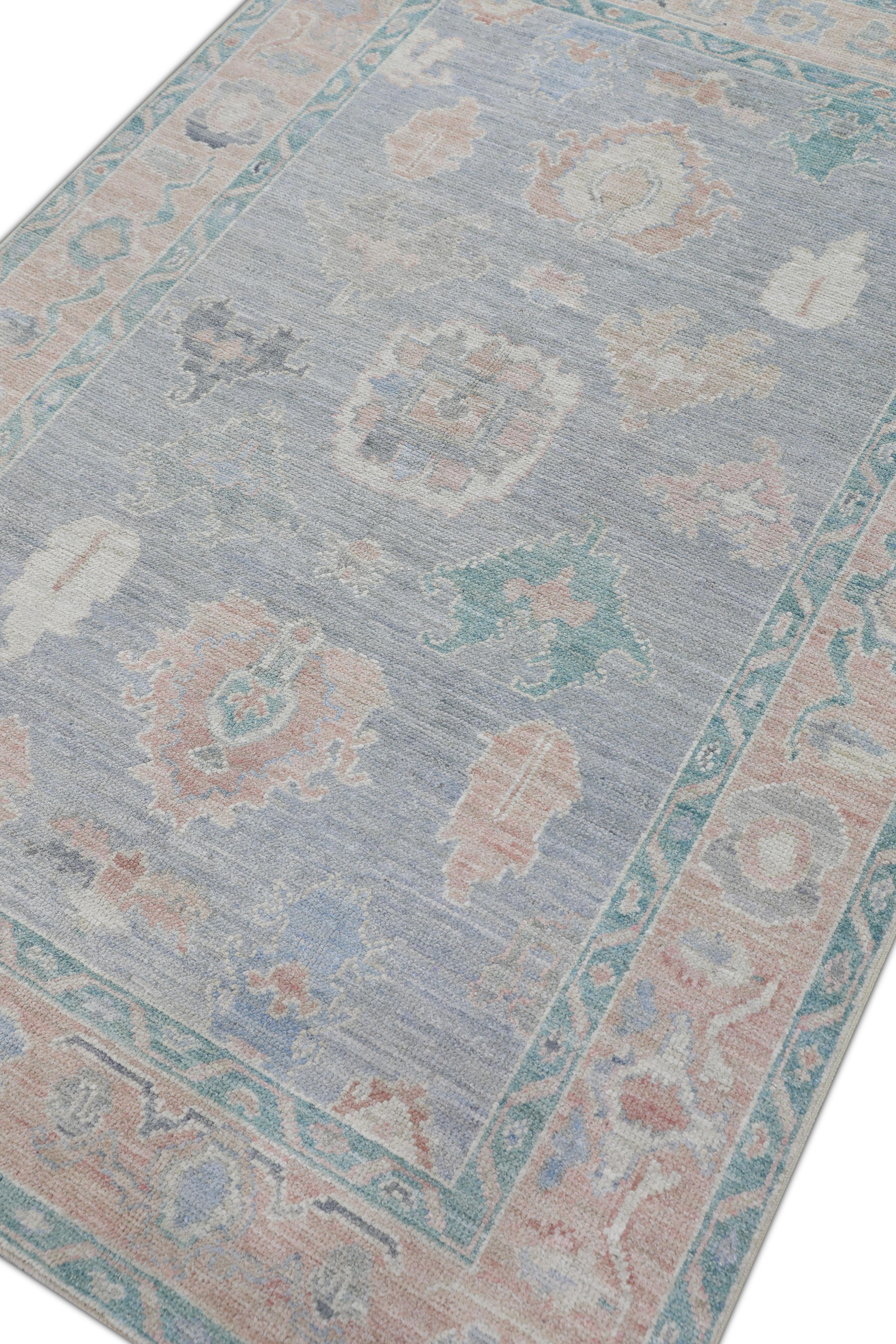 Oushak-Teppich Orientalischer handgeknüpfter türkischer Oushak 5' x 7'1
