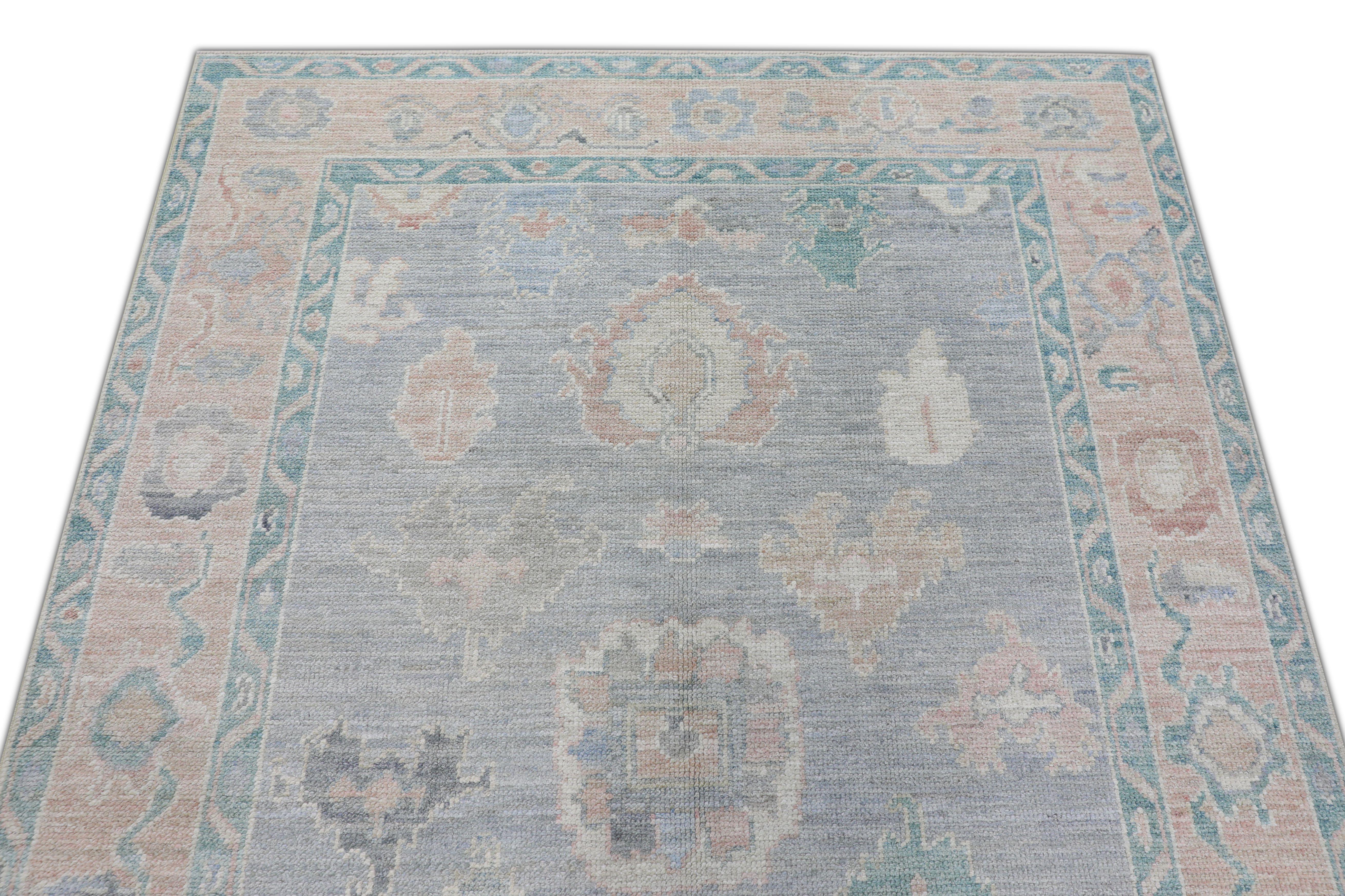Oushak-Teppich Orientalischer handgeknüpfter türkischer Oushak 5' x 7'1