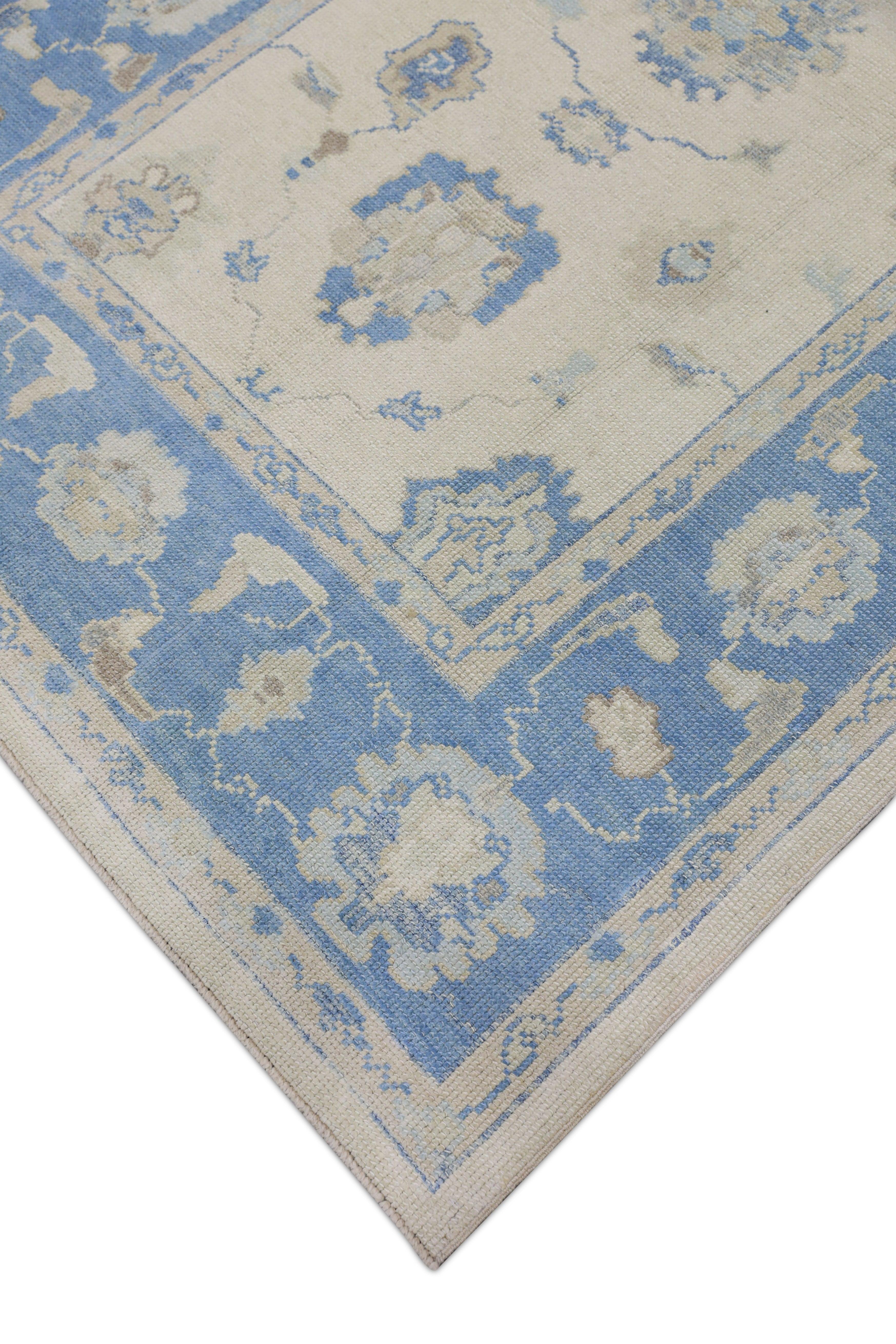 Oushak-Teppich Orientalischer handgeknüpfter türkischer Oushak 5' x 7'8